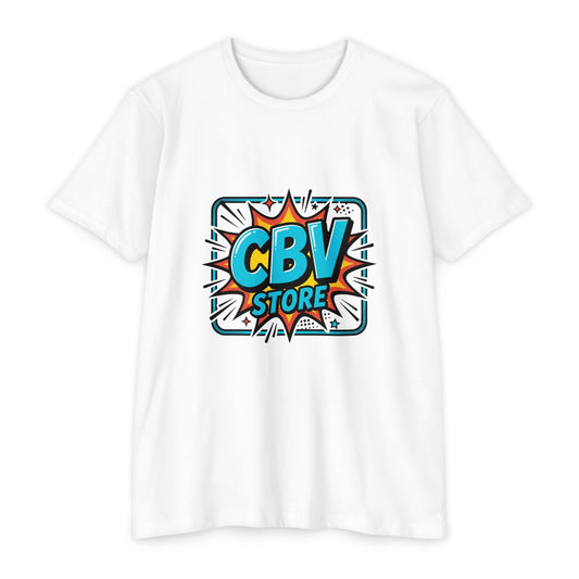 CBV Store Comic Logo T-Shirt — Retro Comic Graphic Tee