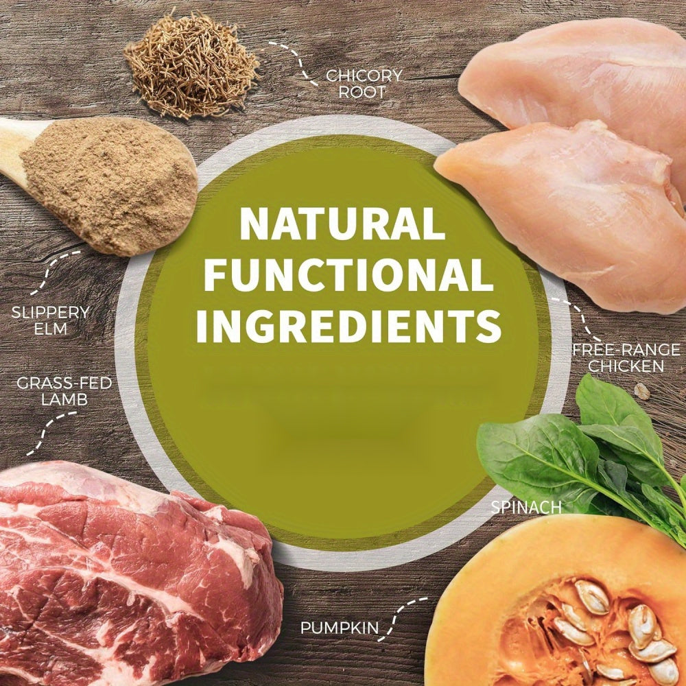 2 Pack FURRY WONDER Freeze Dried Raw Dog Food Lamb and Chicken Recipe 16 Ounce USA Made Grain Free High Protein Dog Food for Complete Meal or Food Topper Freeze Dried Raw Diet for Sensitive Digestion