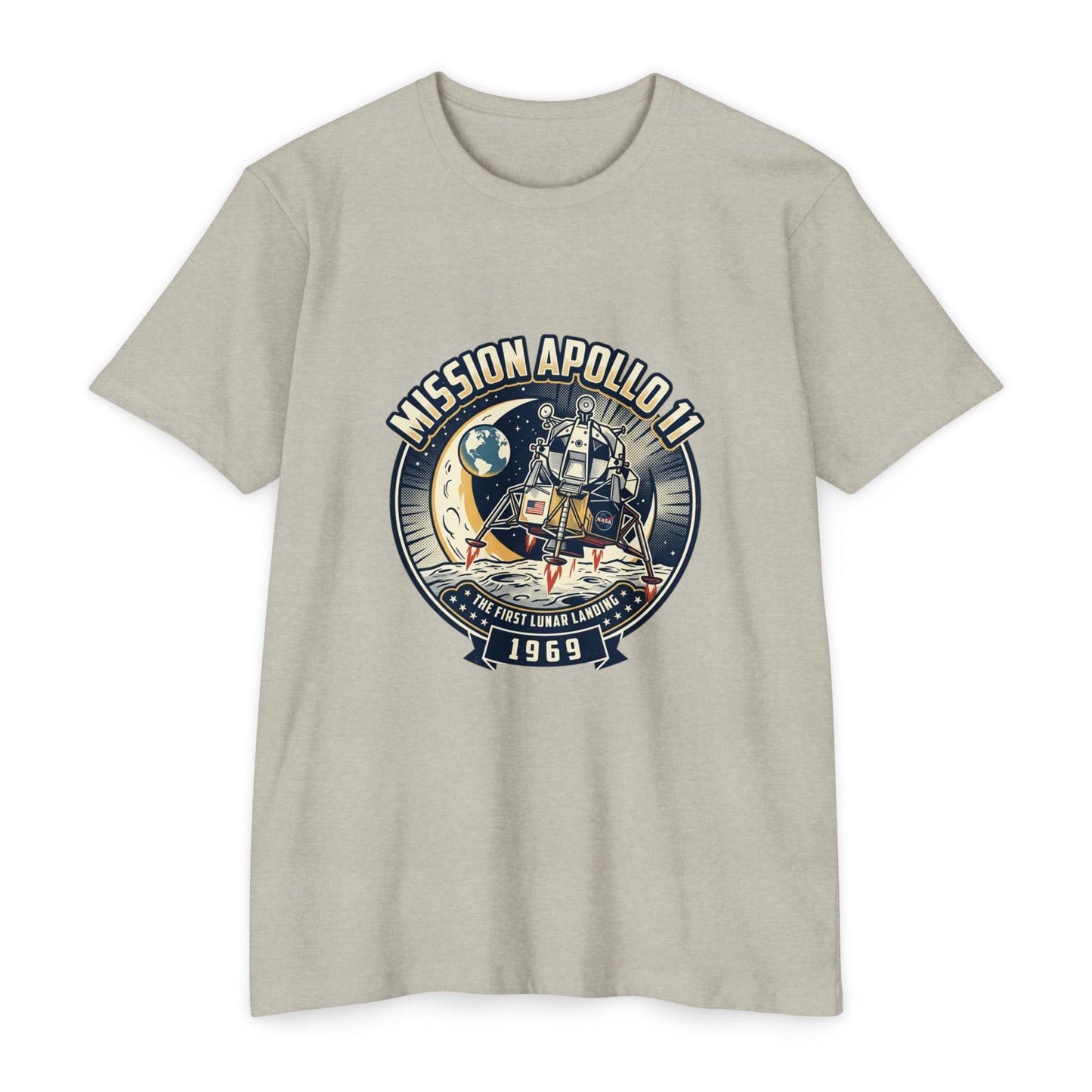 Apollo 11 Moon Landing T-Shirt — Mission Apollo 11 1969 Lunar Module Retro Tee