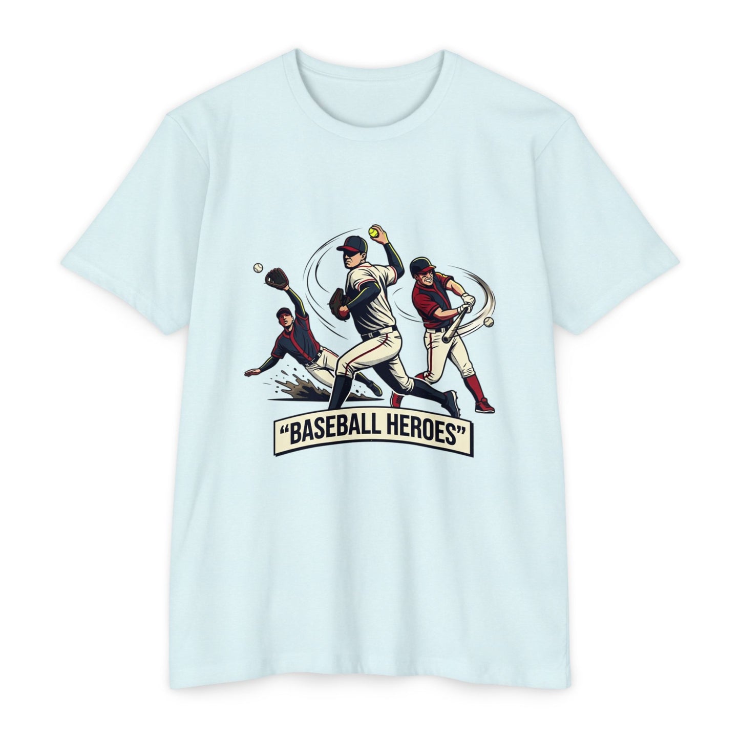 Baseball Heroes Vintage Players T-Shirt