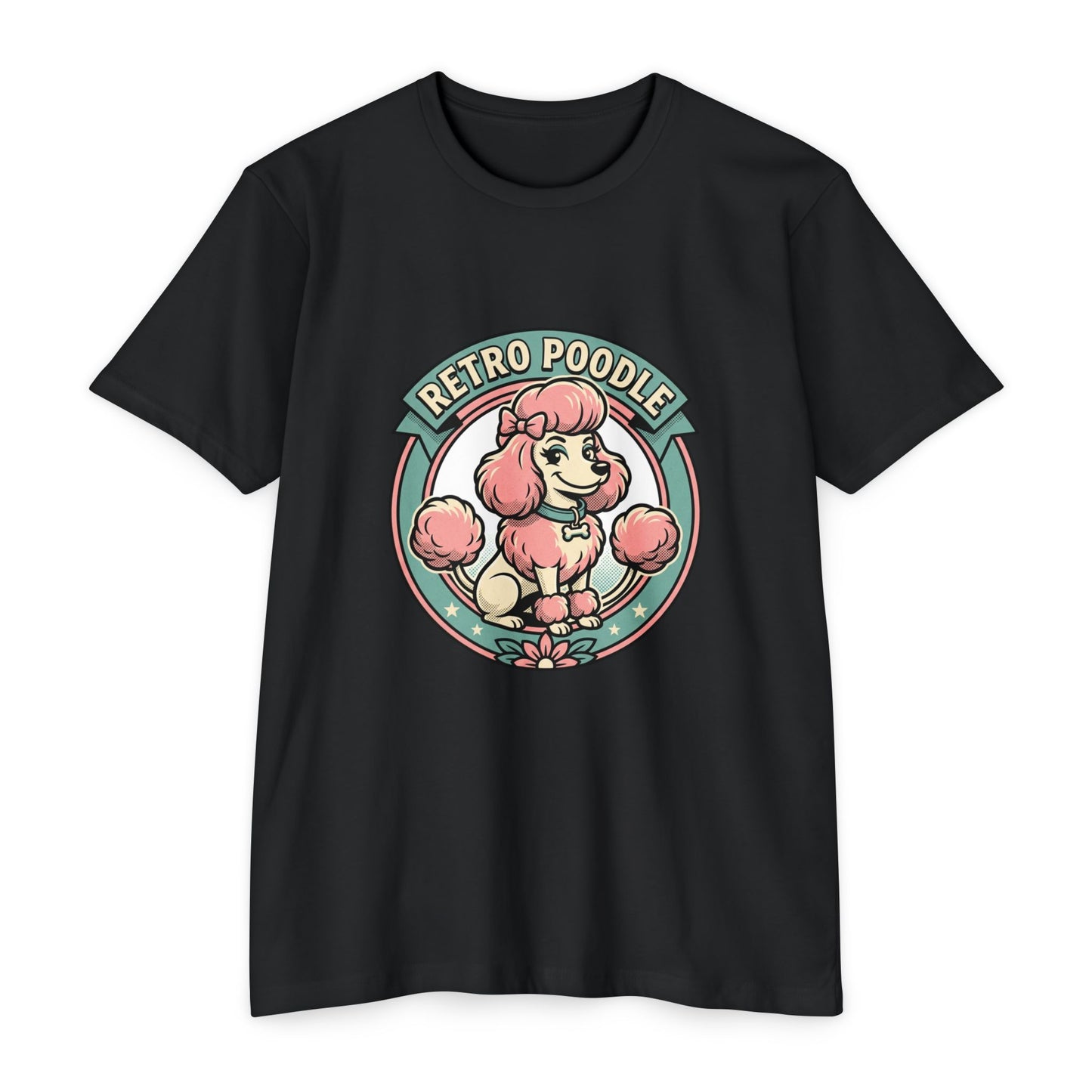 Retro Poodle T-Shirt — Vintage Cute Dog Graphic Tee