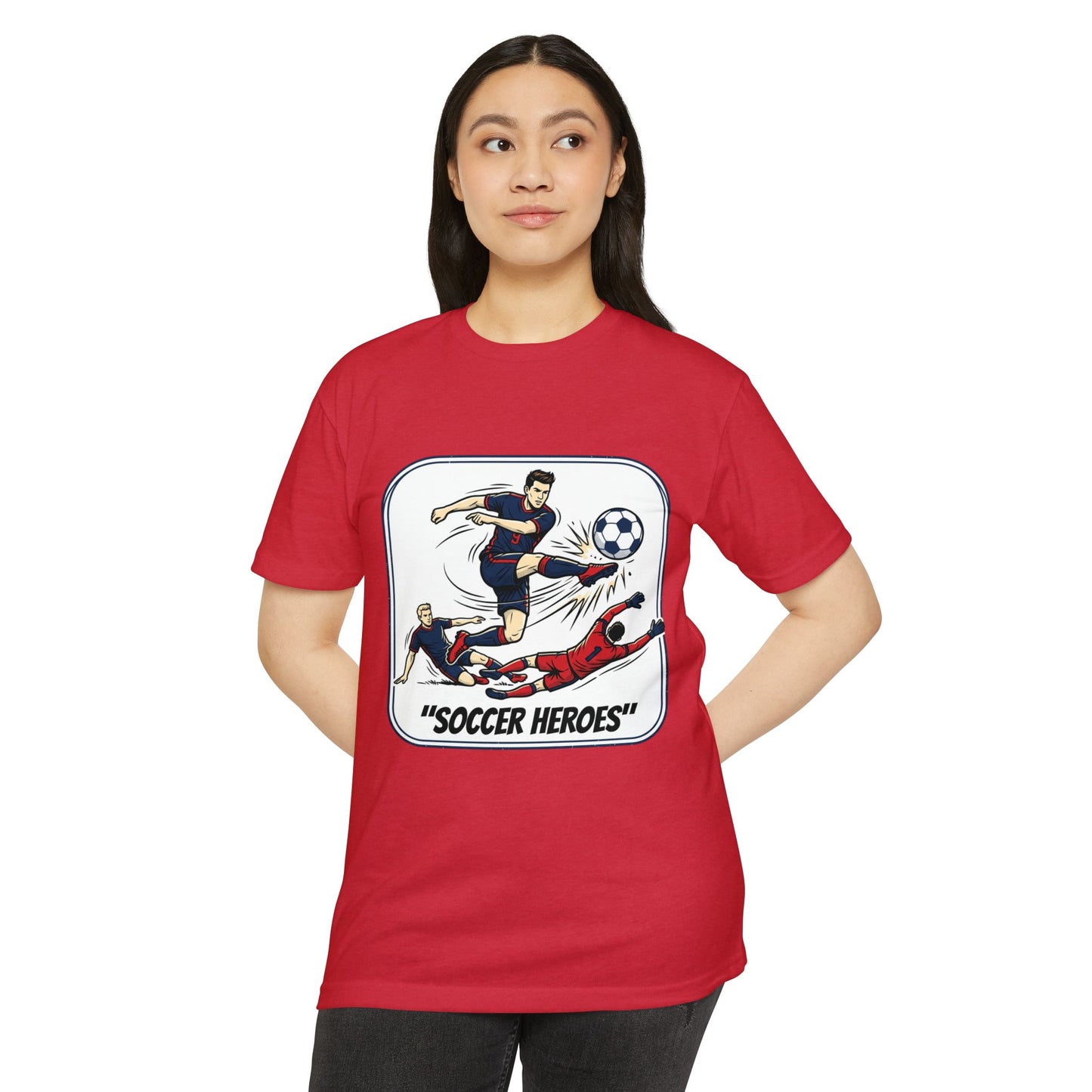 Soccer Heroes T-Shirt — Vintage Comic Soccer Graphic Tee