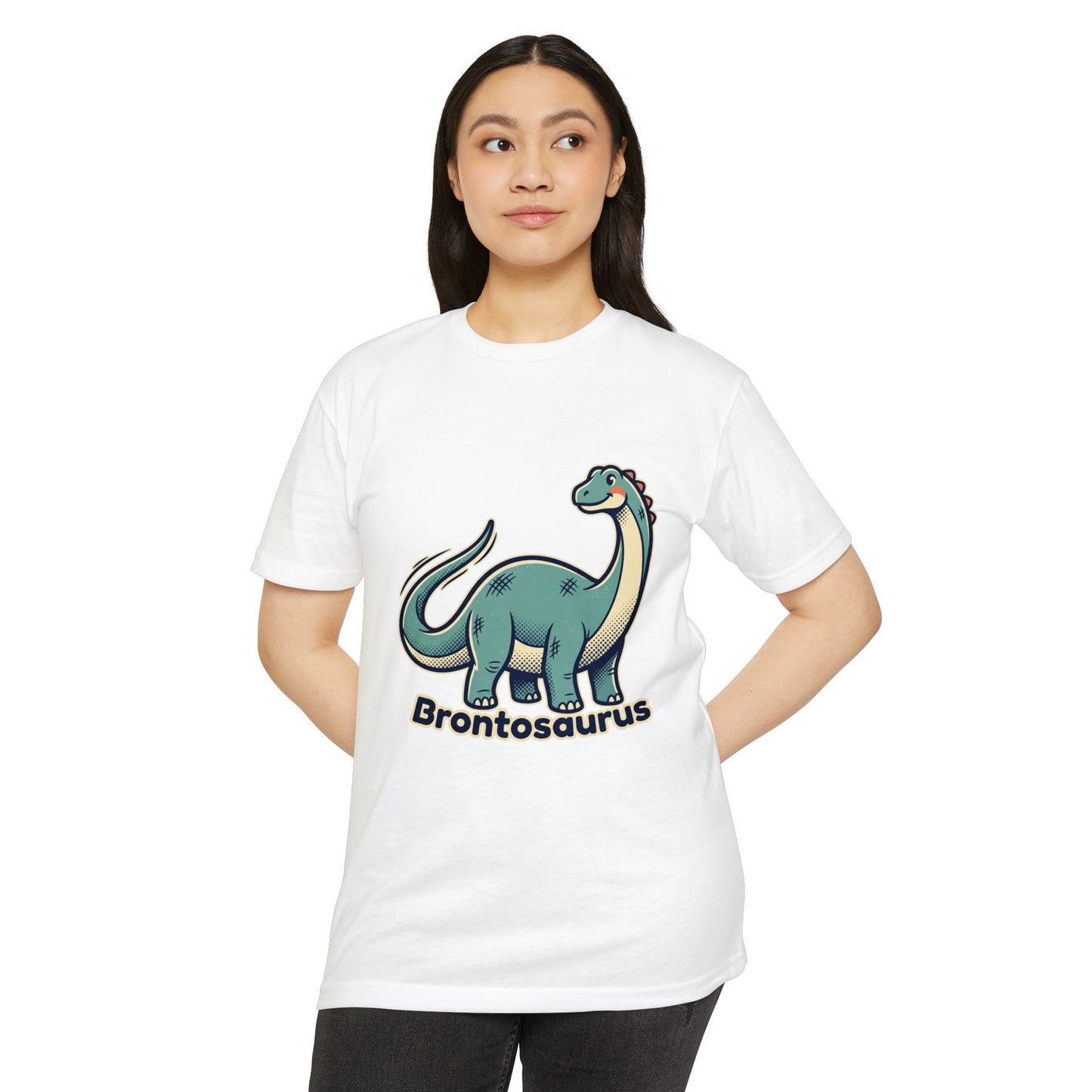 Brontosaurus Cute Dinosaur T-Shirt — Cute Dino Tee for Kids & Adults