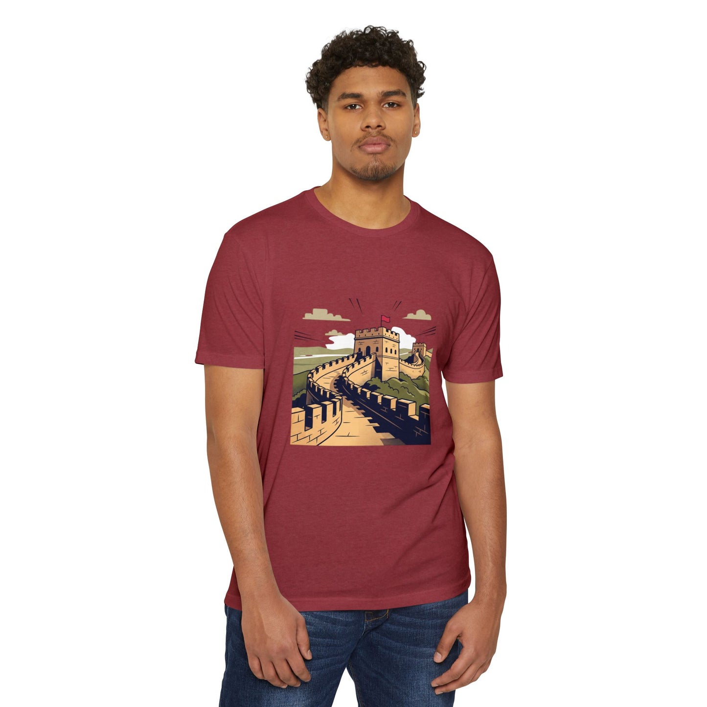 Great Wall Scenic Vintage Travel T-Shirt