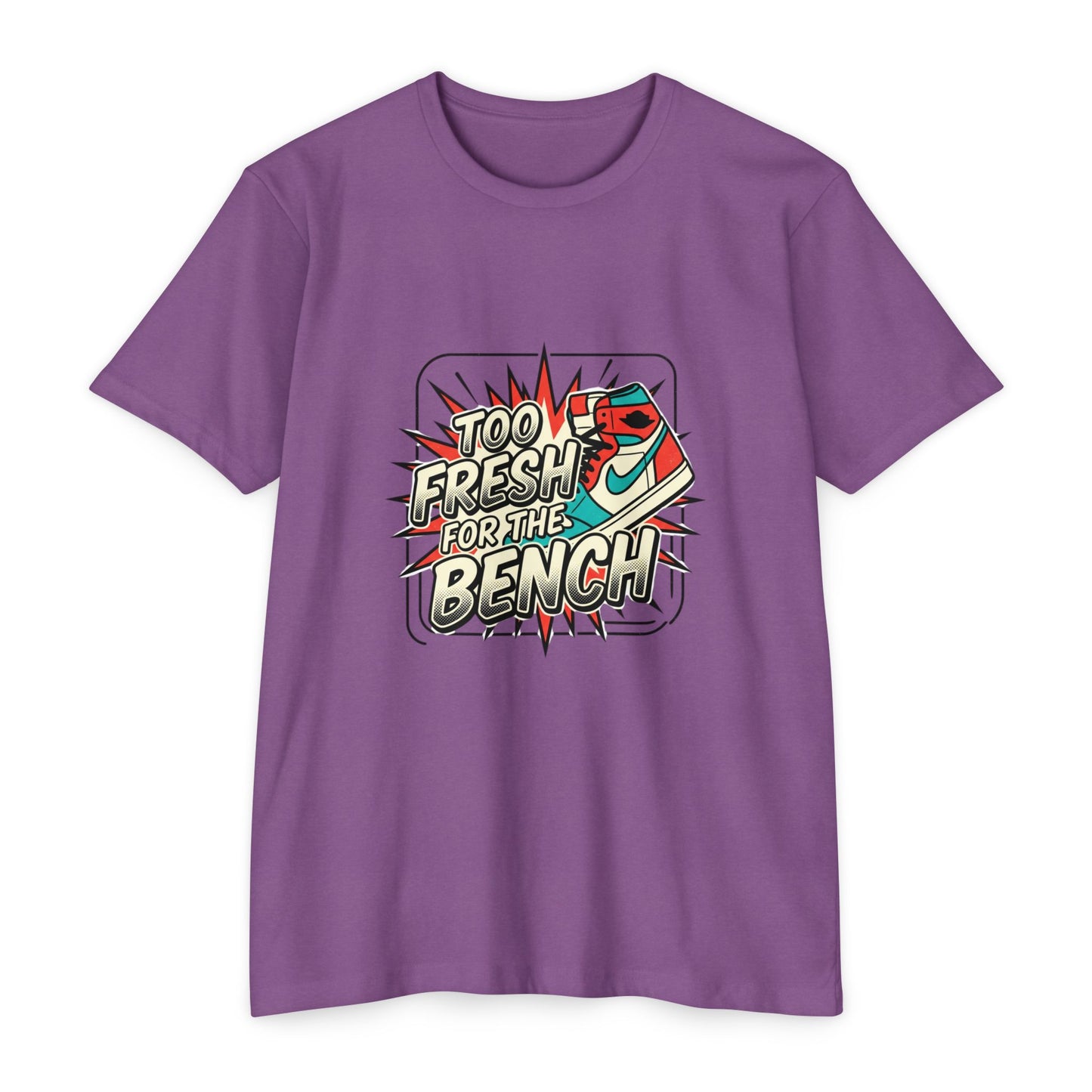 Too Fresh For The Bench Retro Sneaker T-Shirt