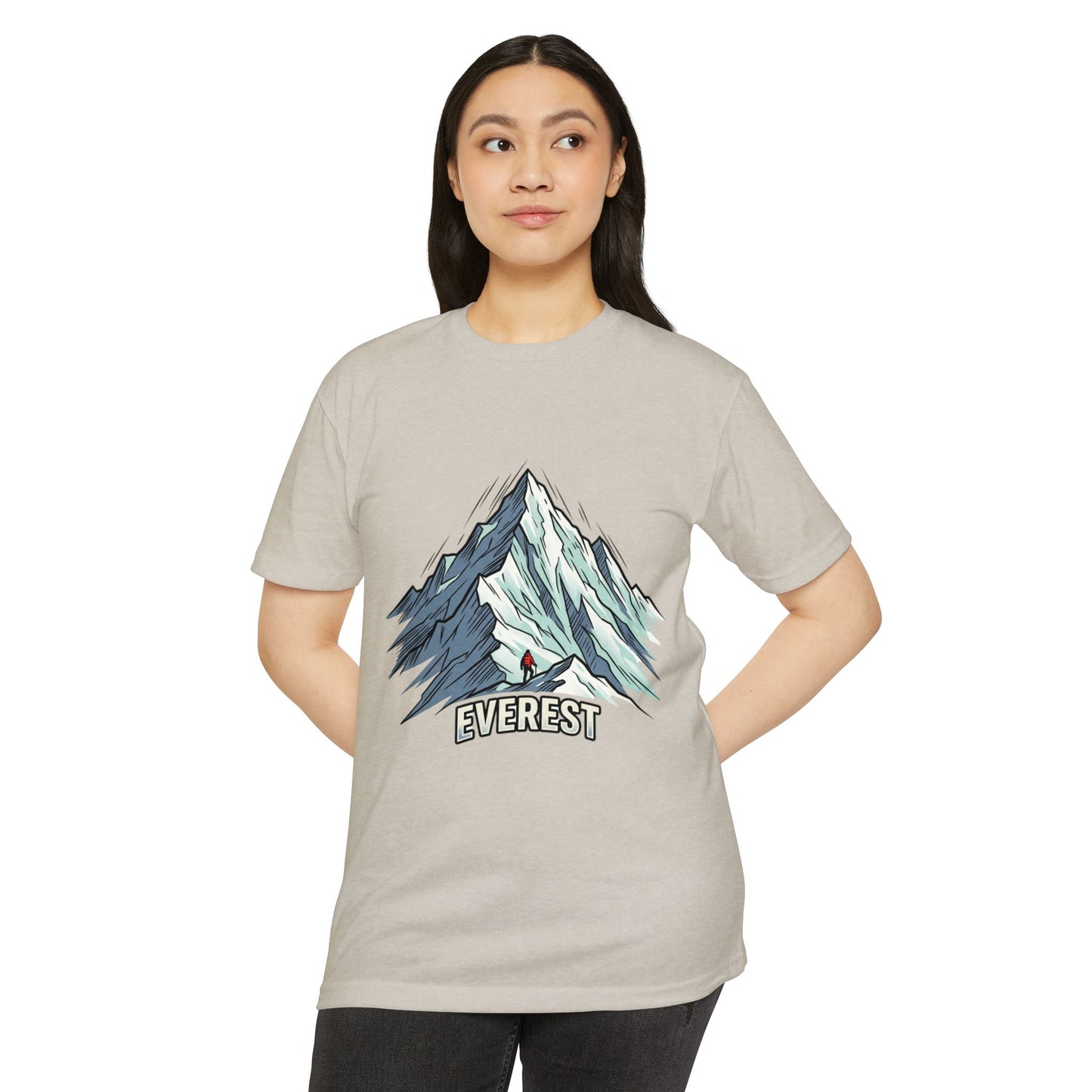 Everest Mountain Graphic T-Shirt — Adventure Climber Tee