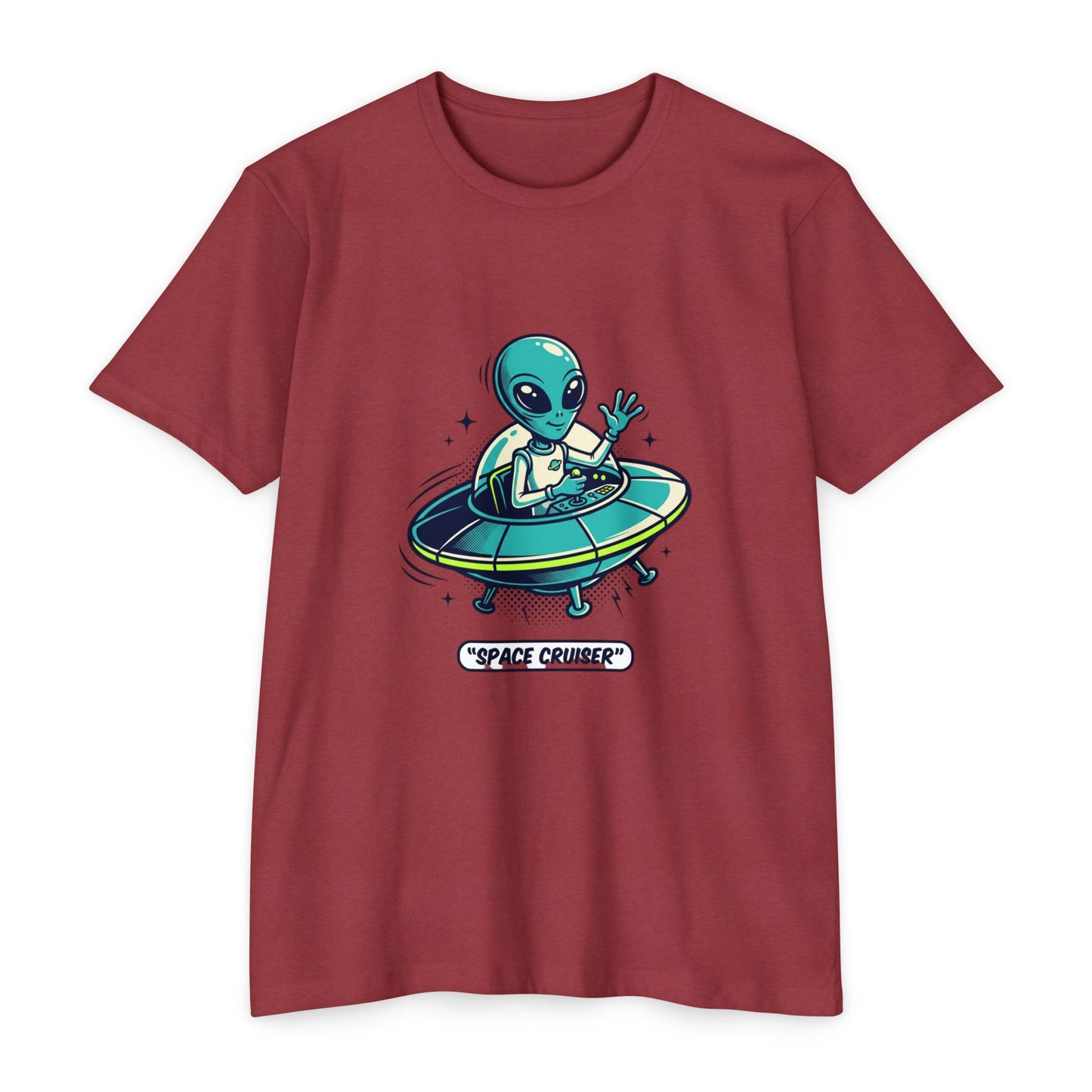 Space Cruiser Alien UFO T‑Shirt — Sci‑Fi Graphic Tee