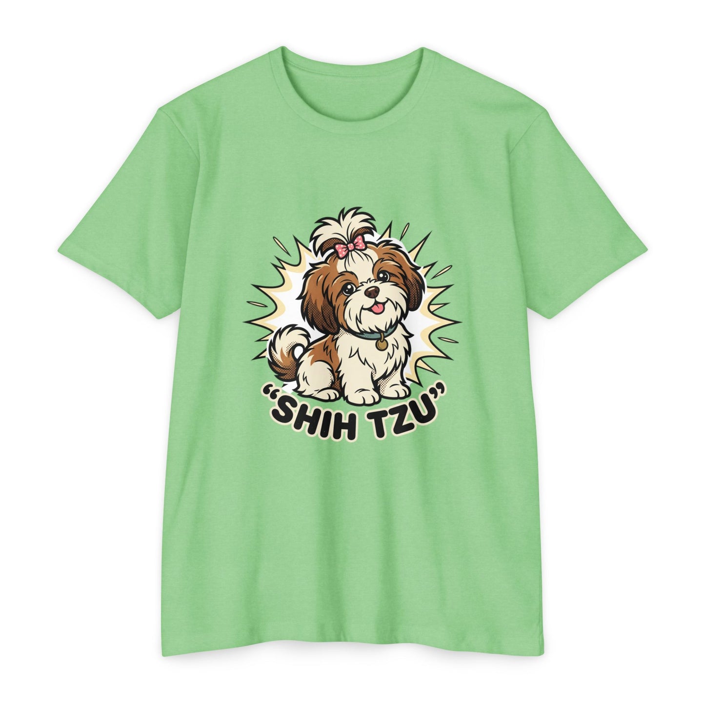 Shih Tzu Cute Cartoon T-Shirt — Adorable Dog Lover Tee