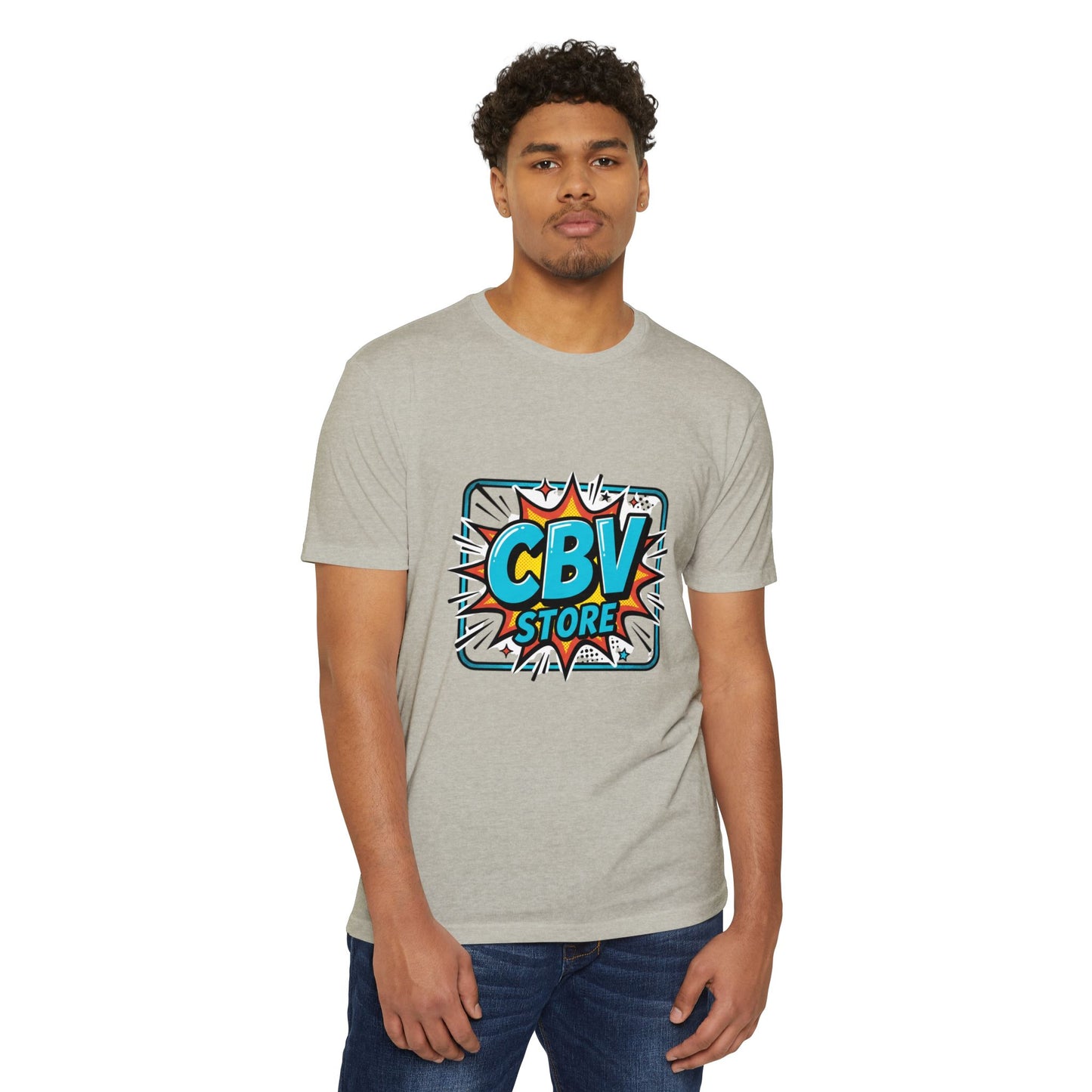 CBV Store Comic Logo T-Shirt — Retro Comic Graphic Tee