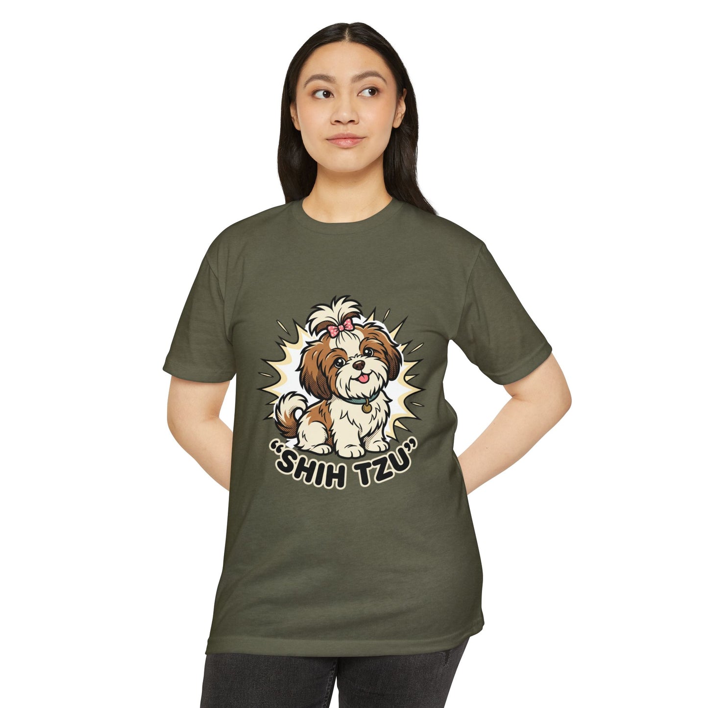 Shih Tzu Cute Cartoon T-Shirt — Adorable Dog Lover Tee