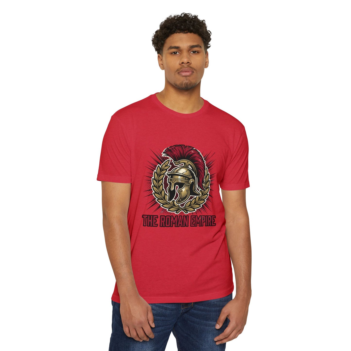 Roman Empire Helmet T-Shirt — Vintage Gladiator Graphic Tee