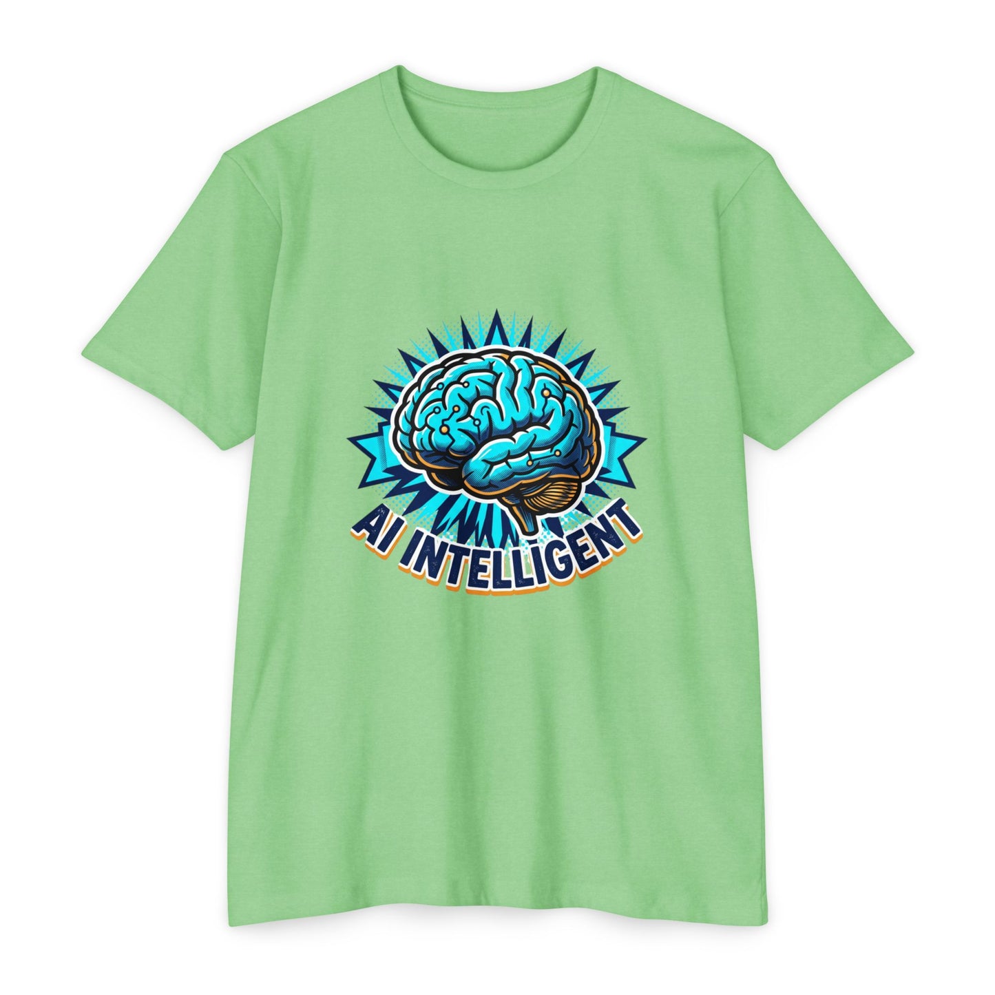 AI Intelligent Brain Graphic T-Shirt — Futuristic Tech Design for AI Enthusiasts