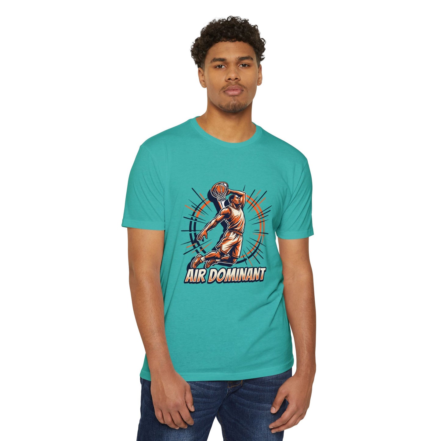 Air Dominant Basketball T-Shirt — Slam Dunk Player Graphic Tee