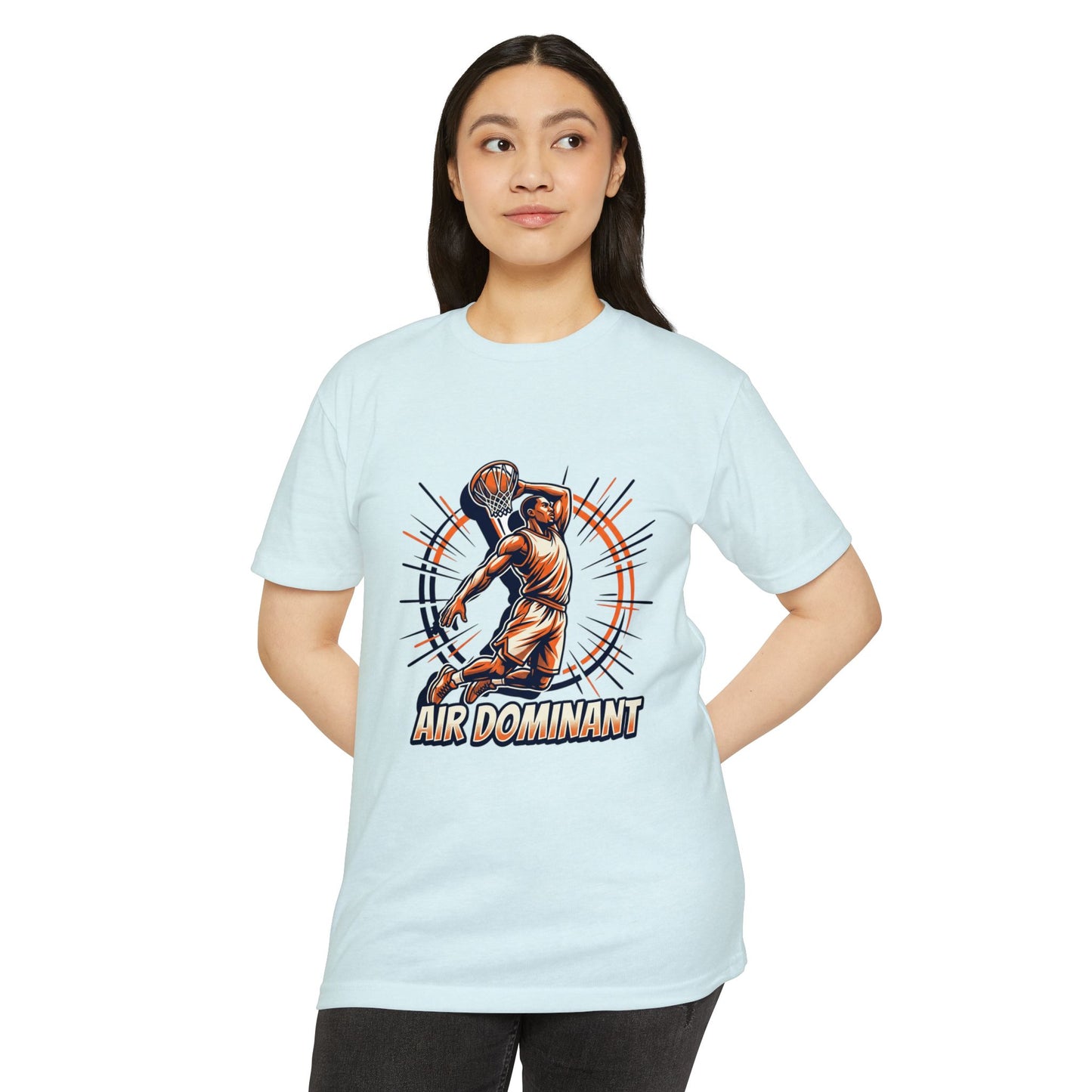 Air Dominant Basketball T-Shirt — Slam Dunk Player Graphic Tee