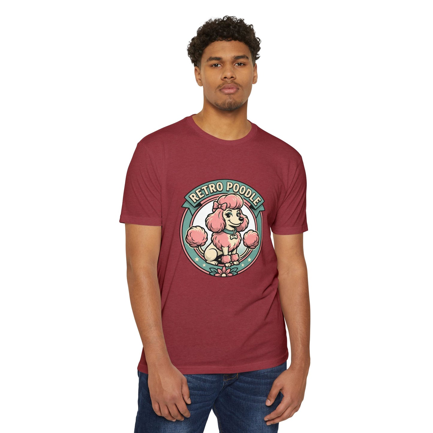 Retro Poodle T-Shirt — Vintage Cute Dog Graphic Tee