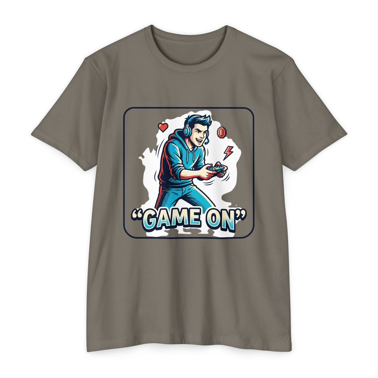 Game On Retro Controller T-Shirt — Gamer Graphic Tee