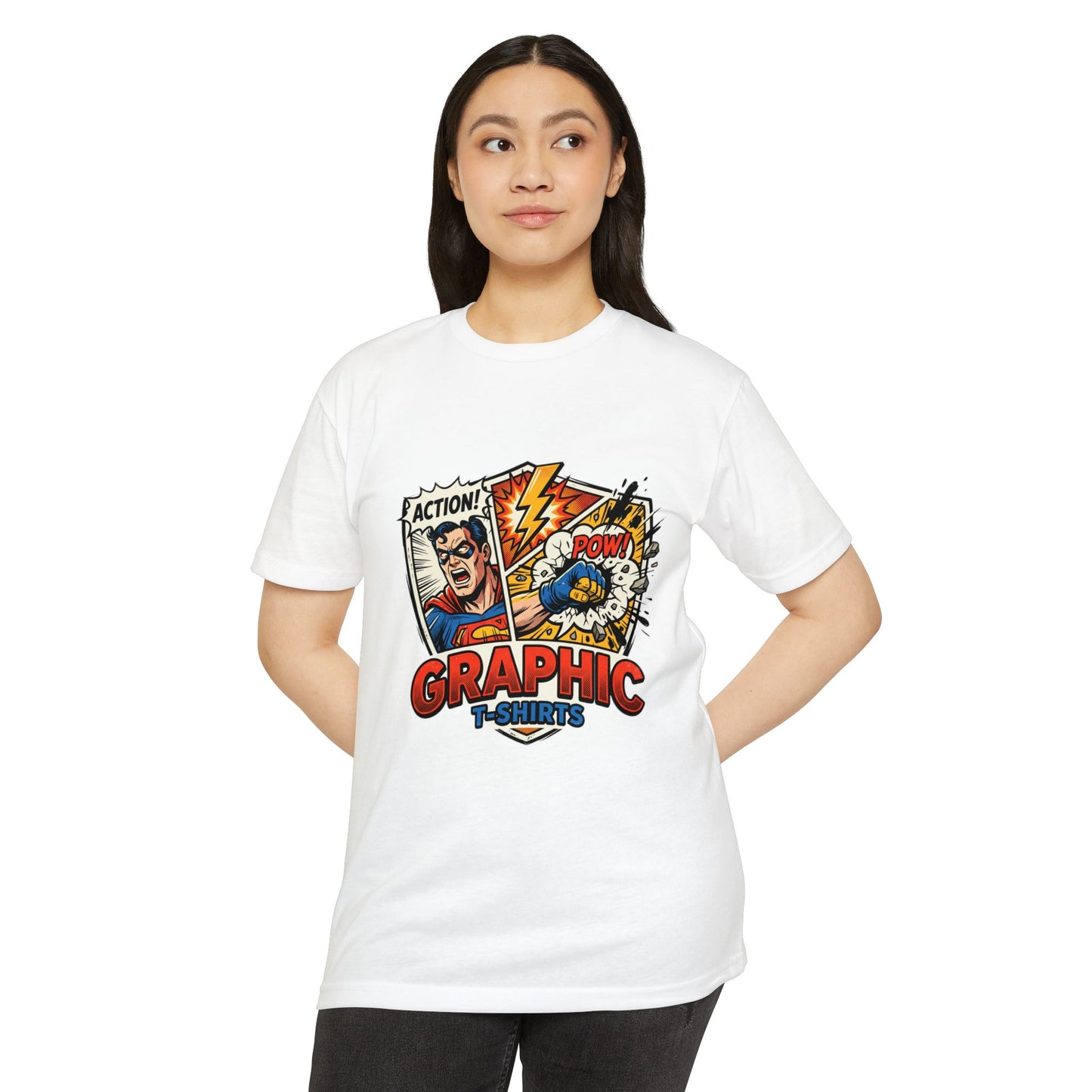 Action! POW Vintage Comic Pop Art T-Shirt