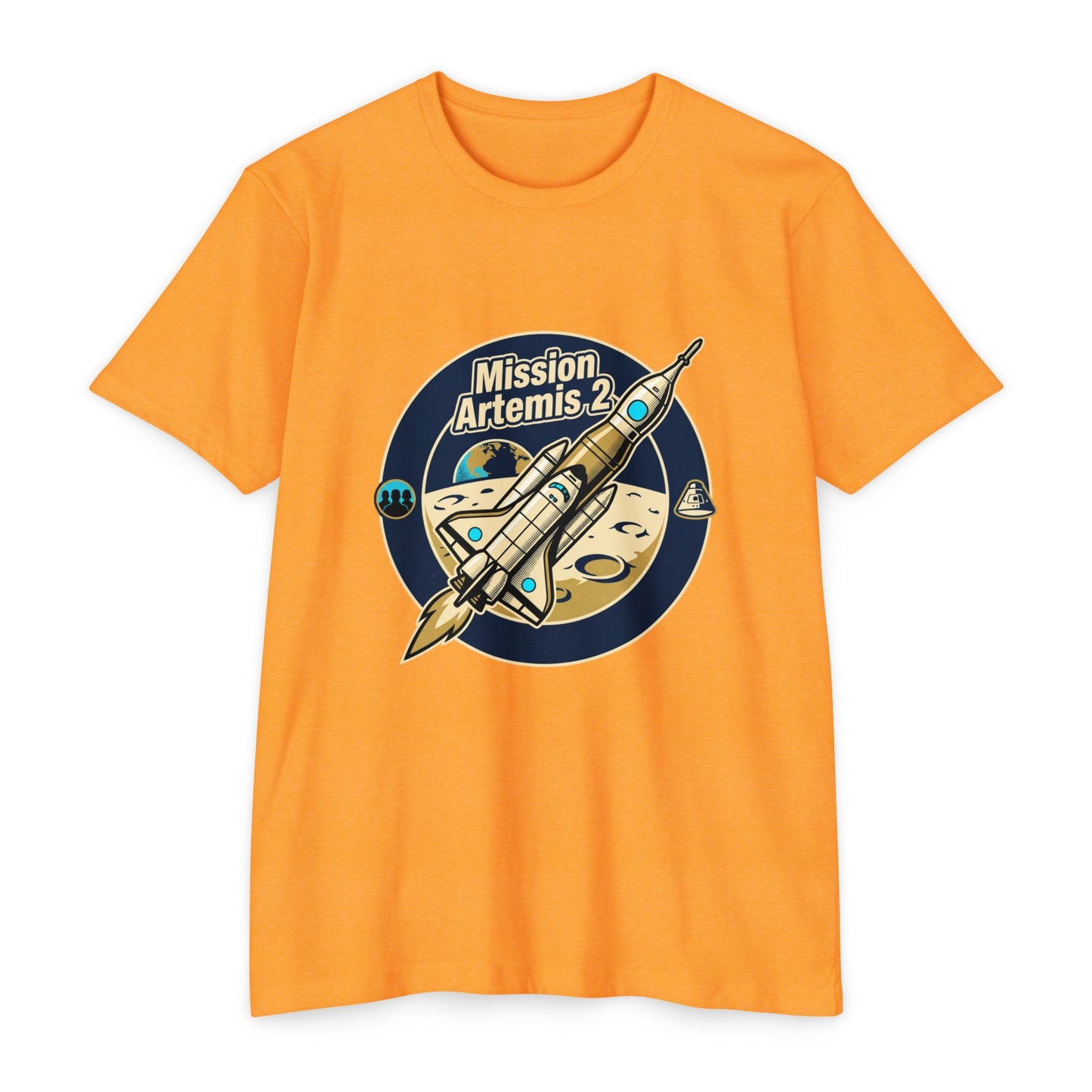 Mission Artemis II Retro Space T-Shirt — Artemis 2 Rocket Tee