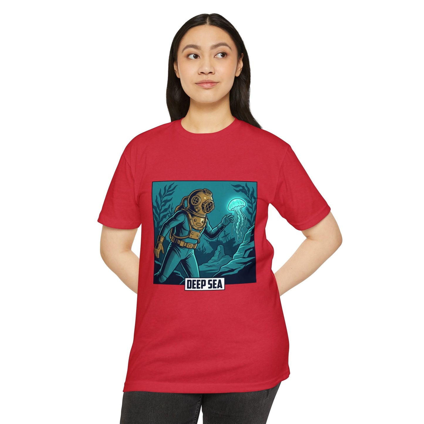 Deep Sea Diver Vintage Helmet Scuba T-Shirt