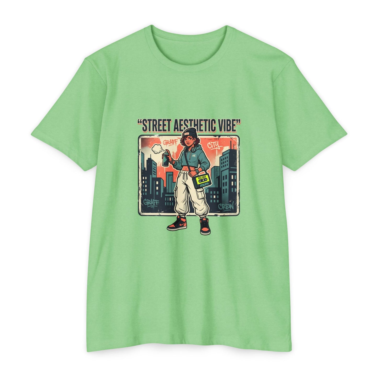 Street Aesthetic Vibe Graphic T-Shirt — Urban Skatewear Tee