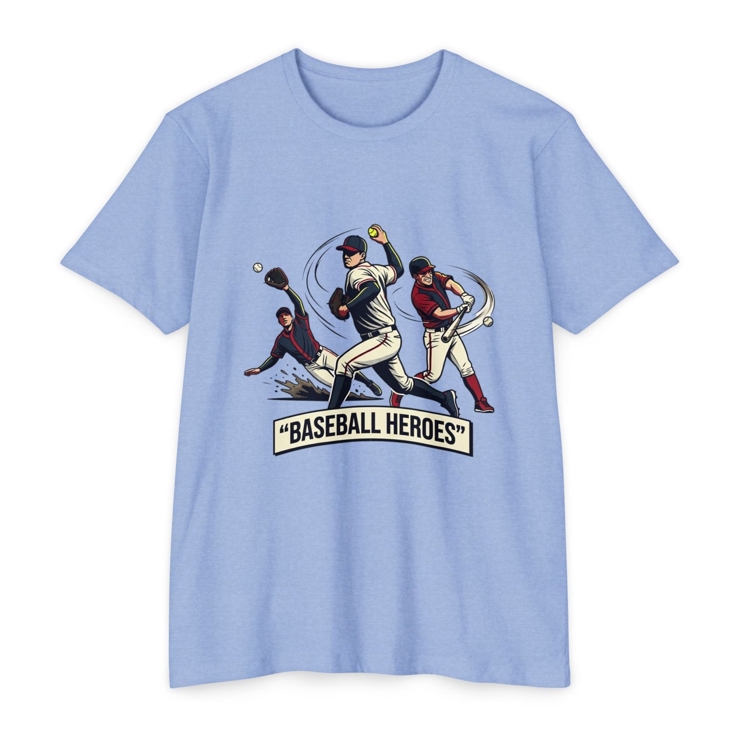 Baseball Heroes Vintage Players T-Shirt