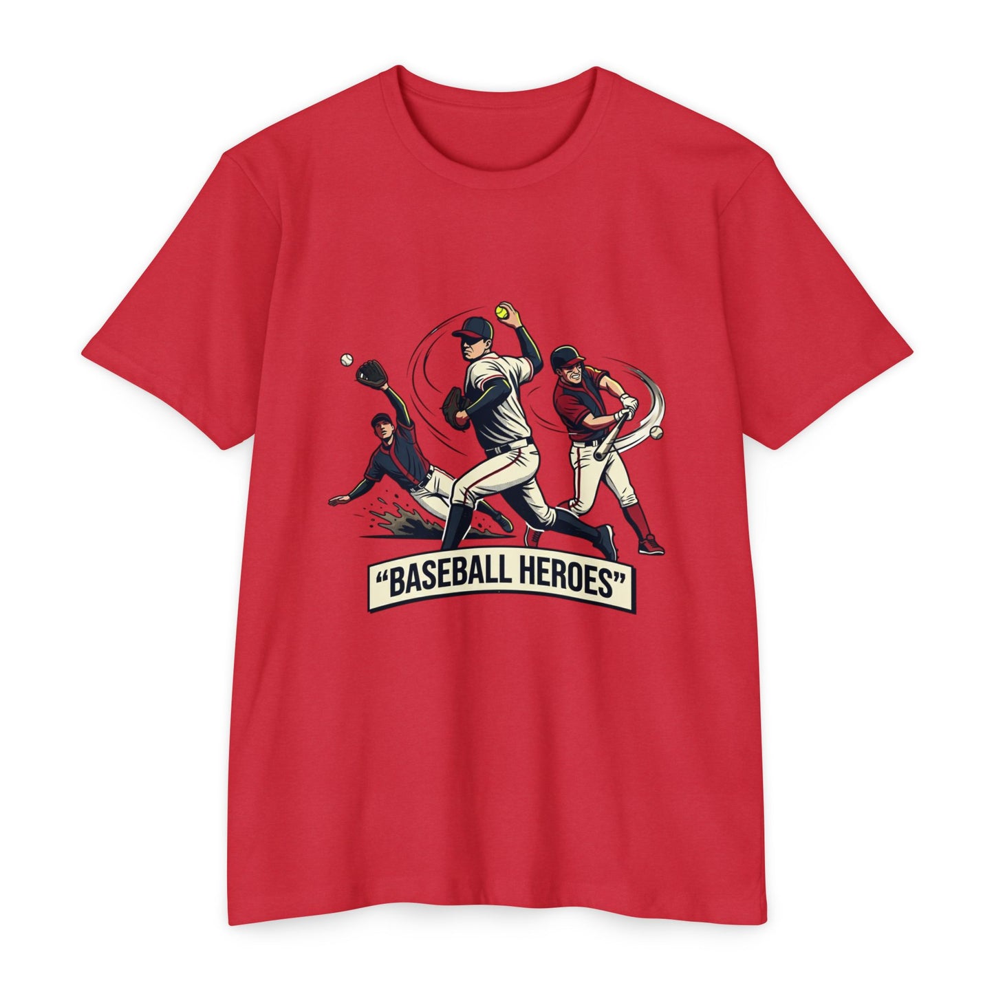 Baseball Heroes Vintage Players T-Shirt