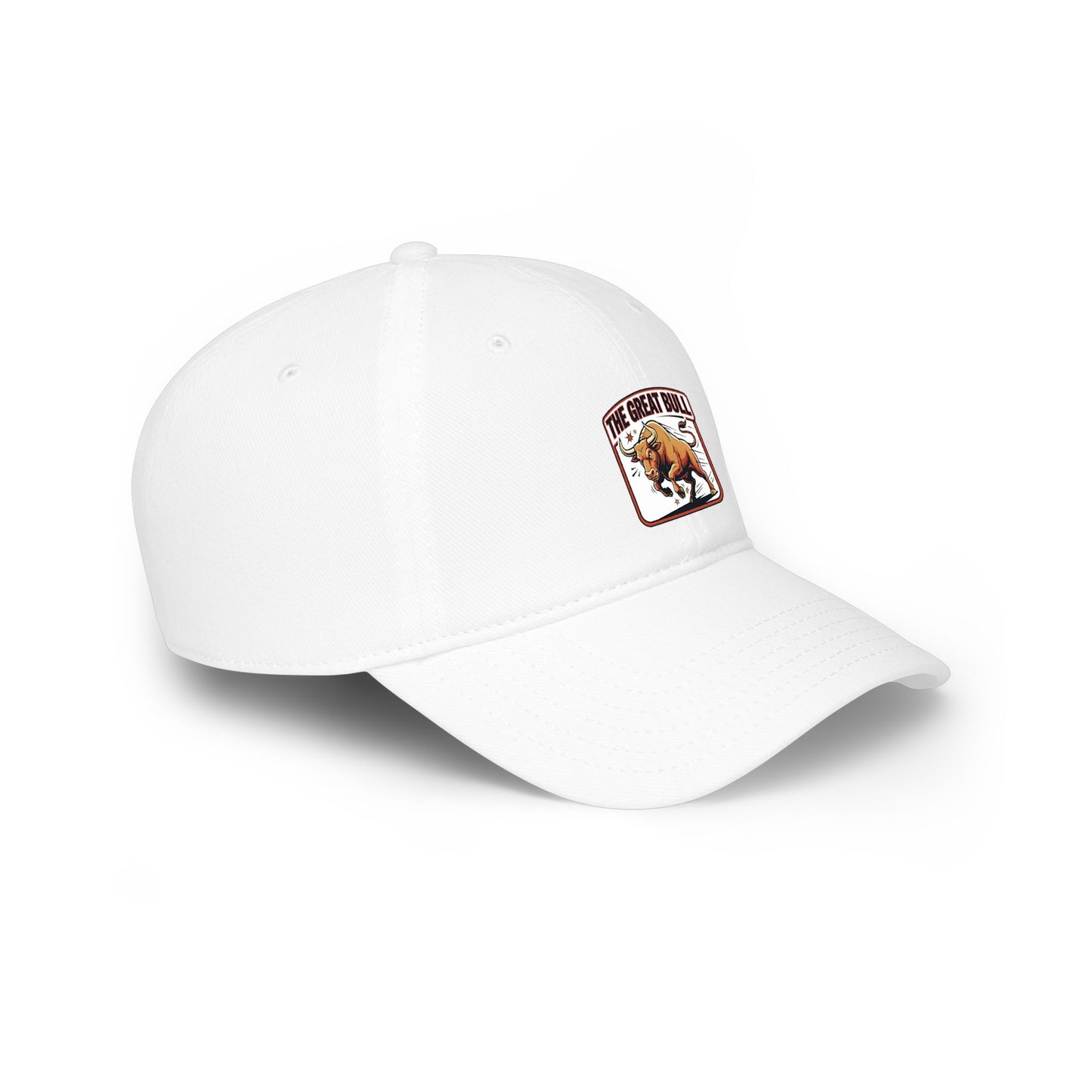 The Great Bull Embroidered Low Profile Cap