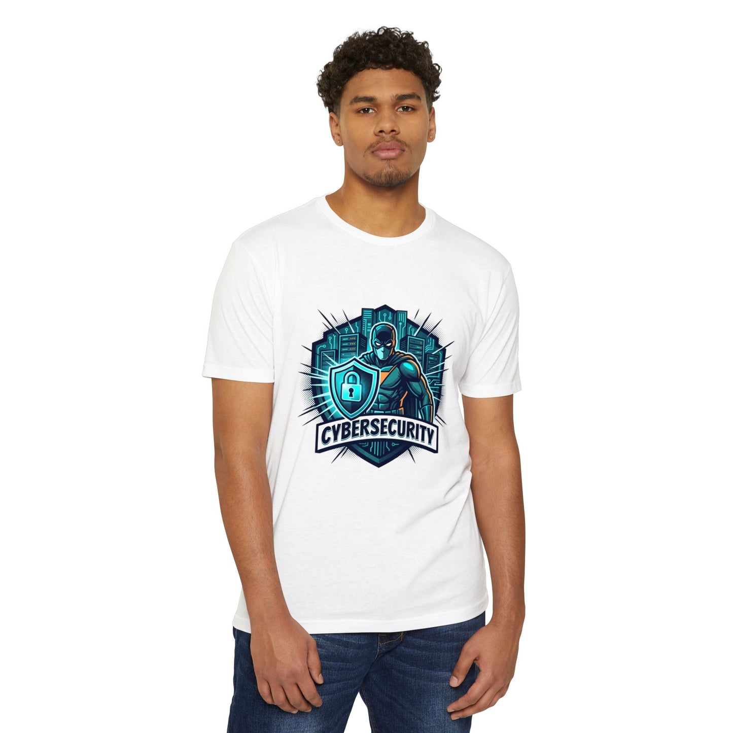 Cybersecurity Shield Tee — Cyber Defender Tech T-Shirt