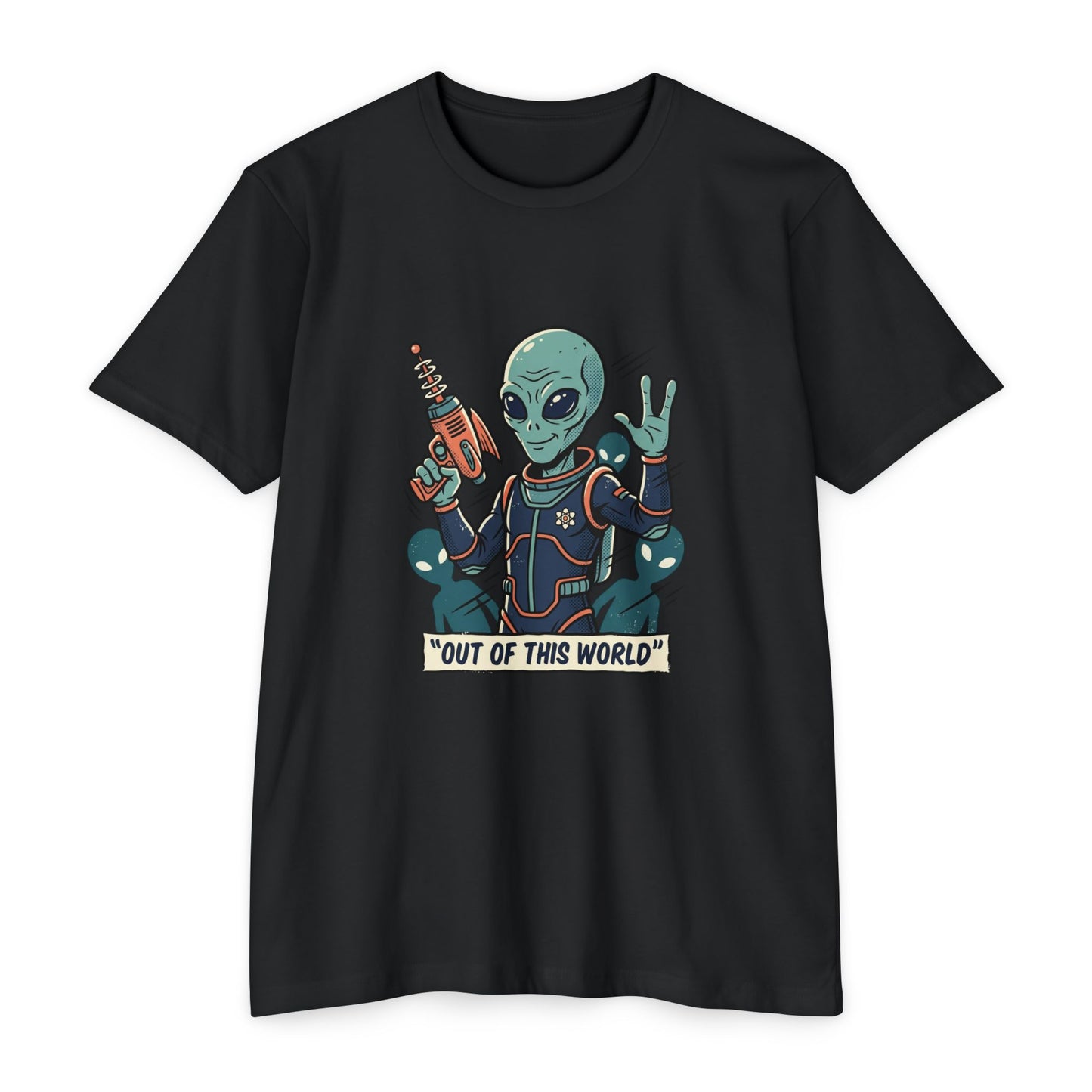 Alien Ray Gun T-Shirt — "Out of This World" Graphic Tee