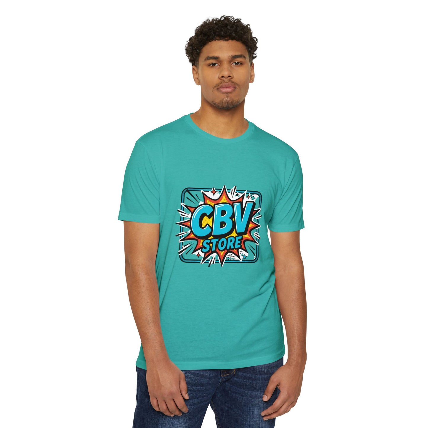 CBV Store Comic Logo T-Shirt — Retro Comic Graphic Tee