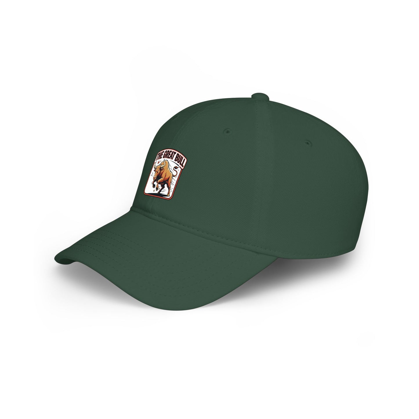 The Great Bull Embroidered Low Profile Cap