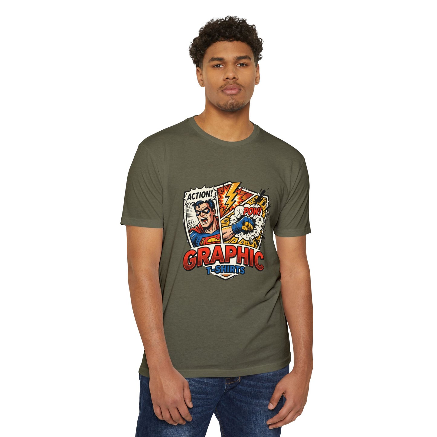 Action! POW Vintage Comic Pop Art T-Shirt