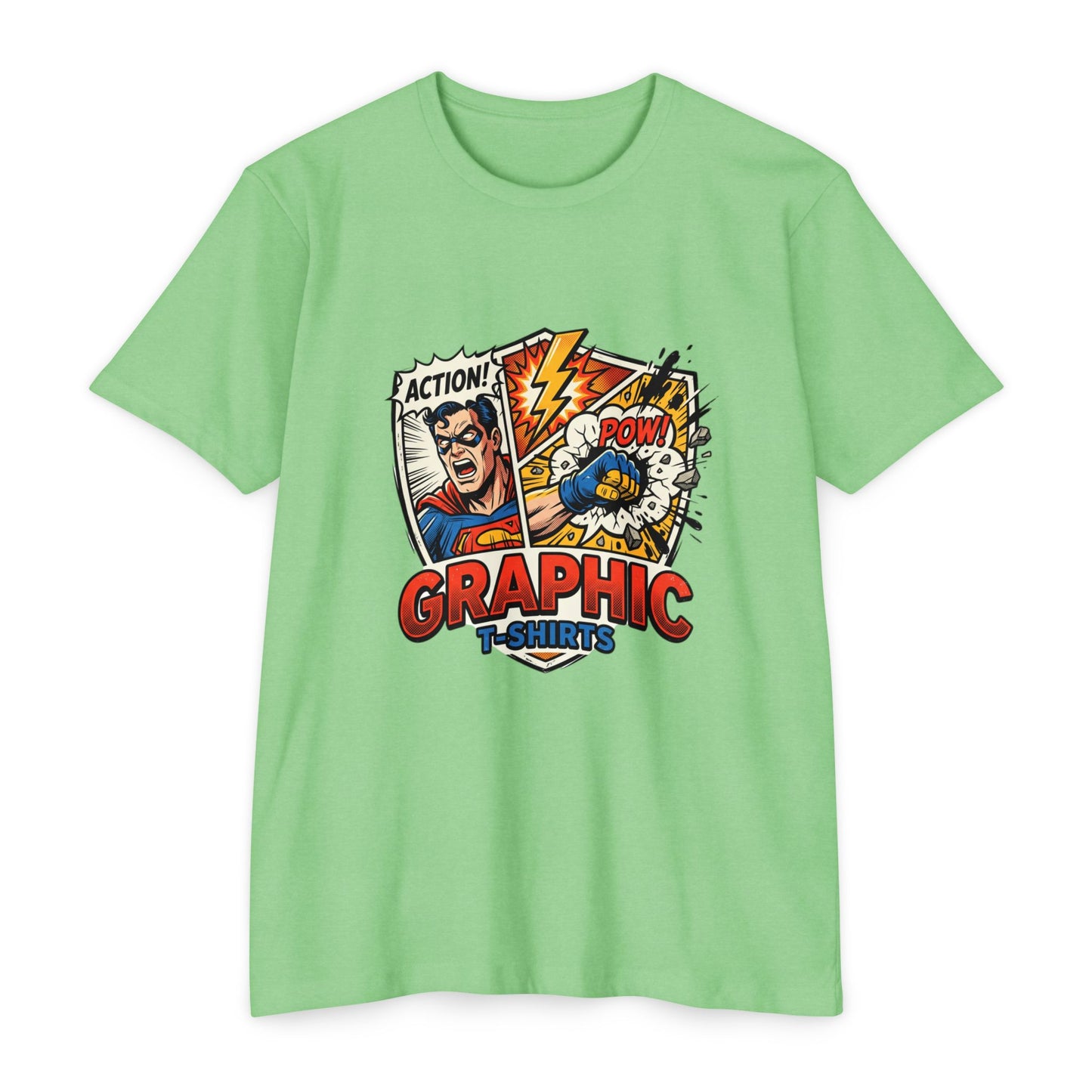 Action! POW Vintage Comic Pop Art T-Shirt