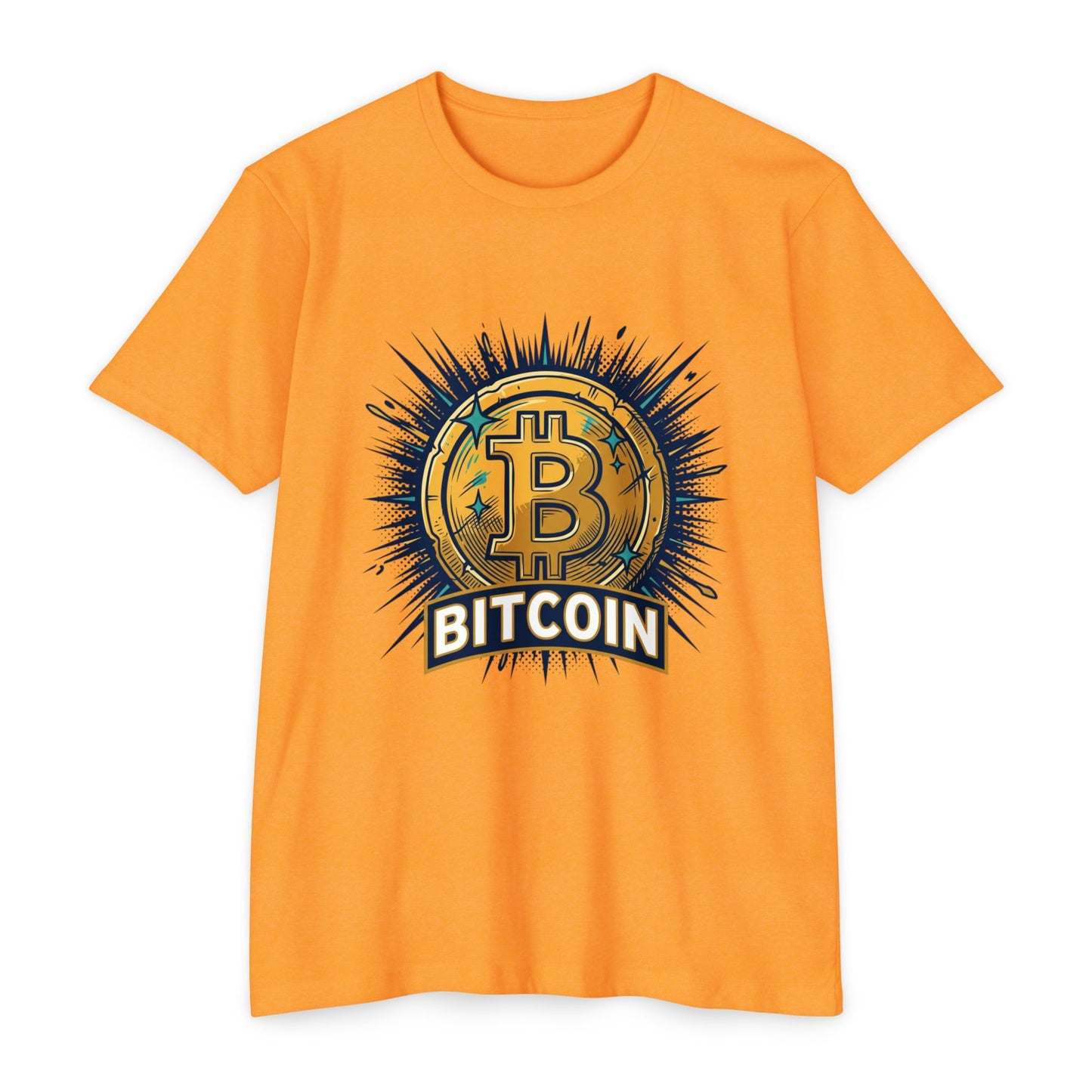 Camiseta gráfica de Bitcoin — Camiseta vintage de moneda criptográfica