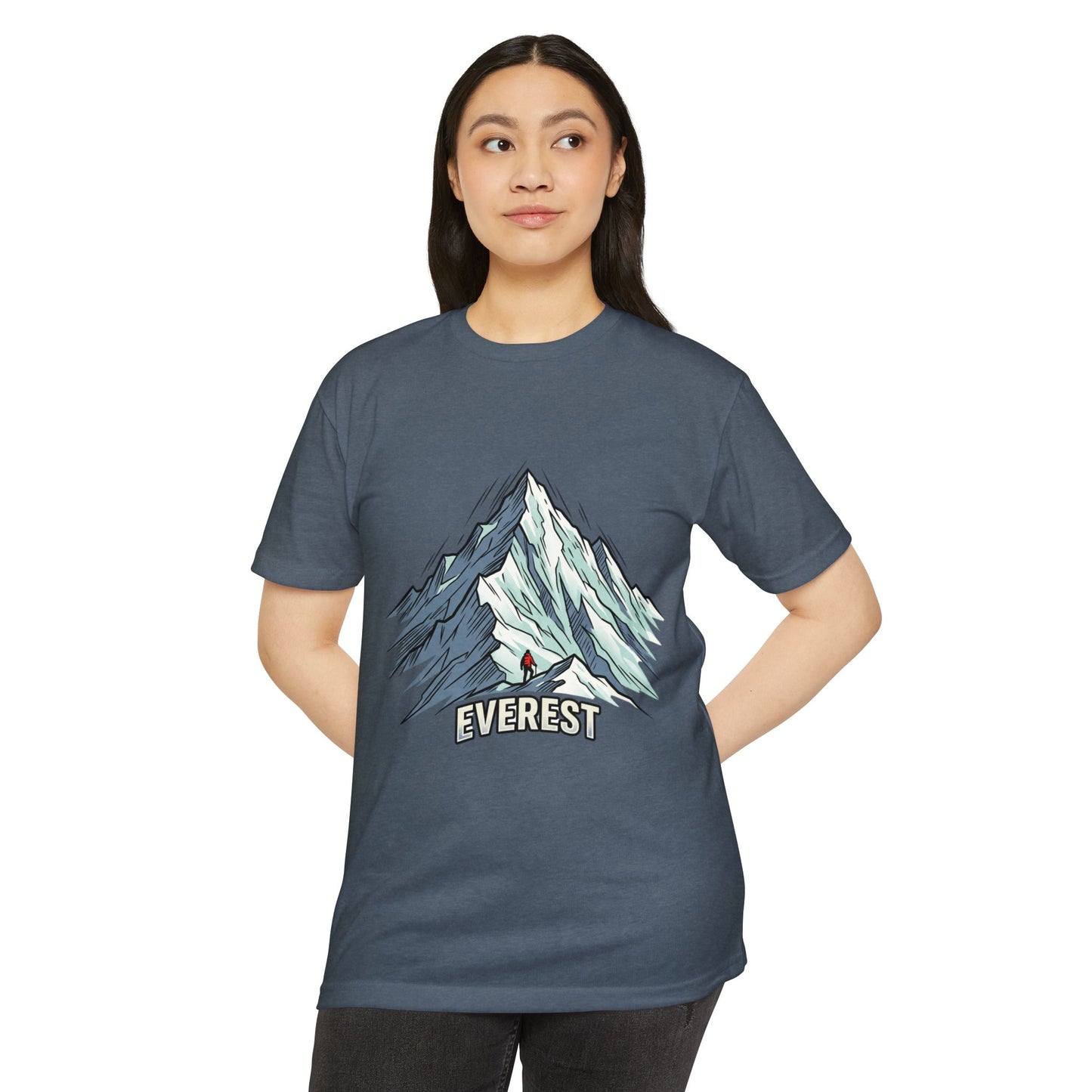 Everest Mountain Graphic T-Shirt — Adventure Climber Tee