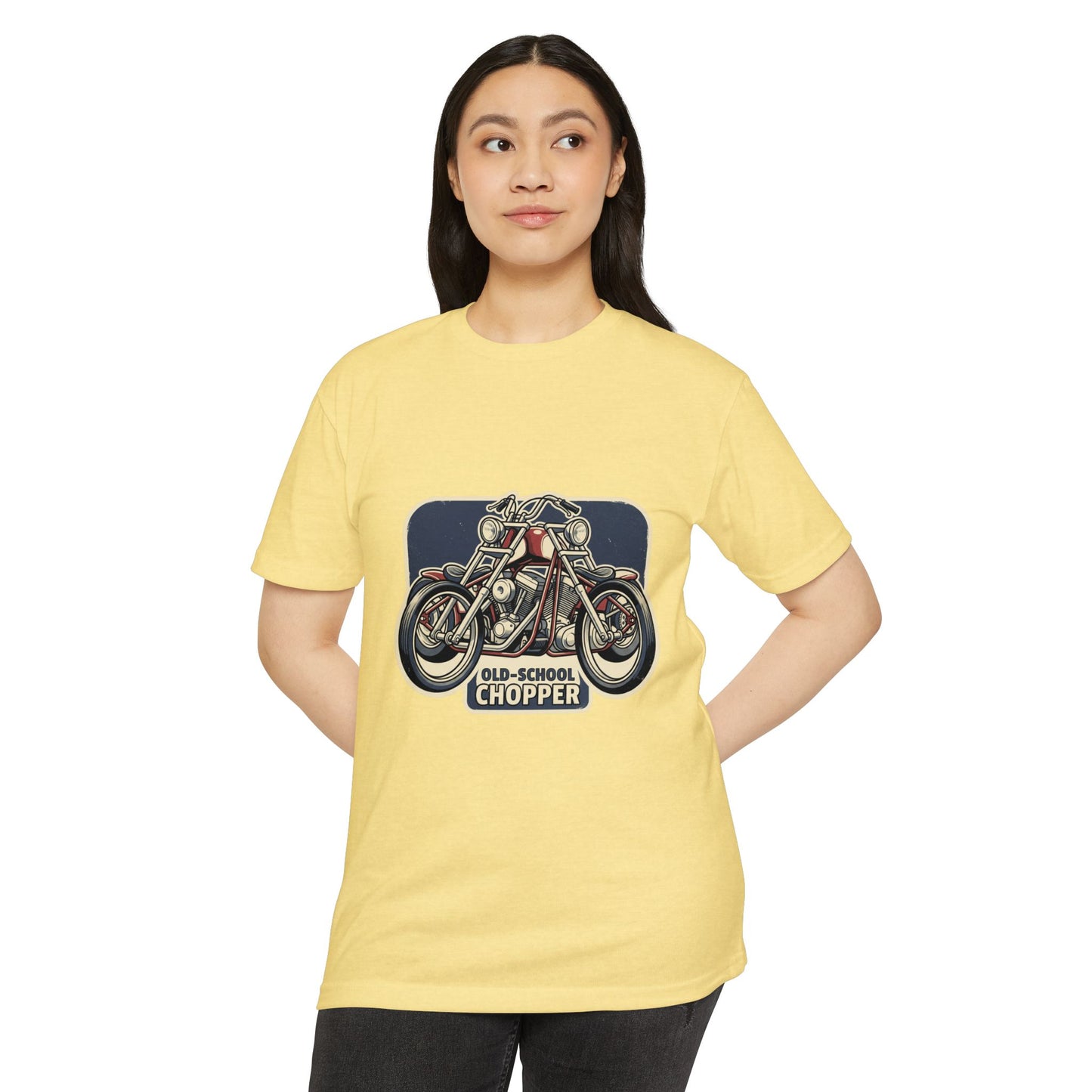 Old-School Chopper Motorcycle T-Shirt — Vintage Biker Tee