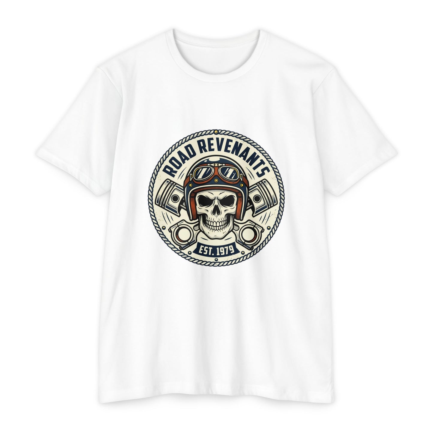 Road Revenants Skull Motorcycle T-Shirt