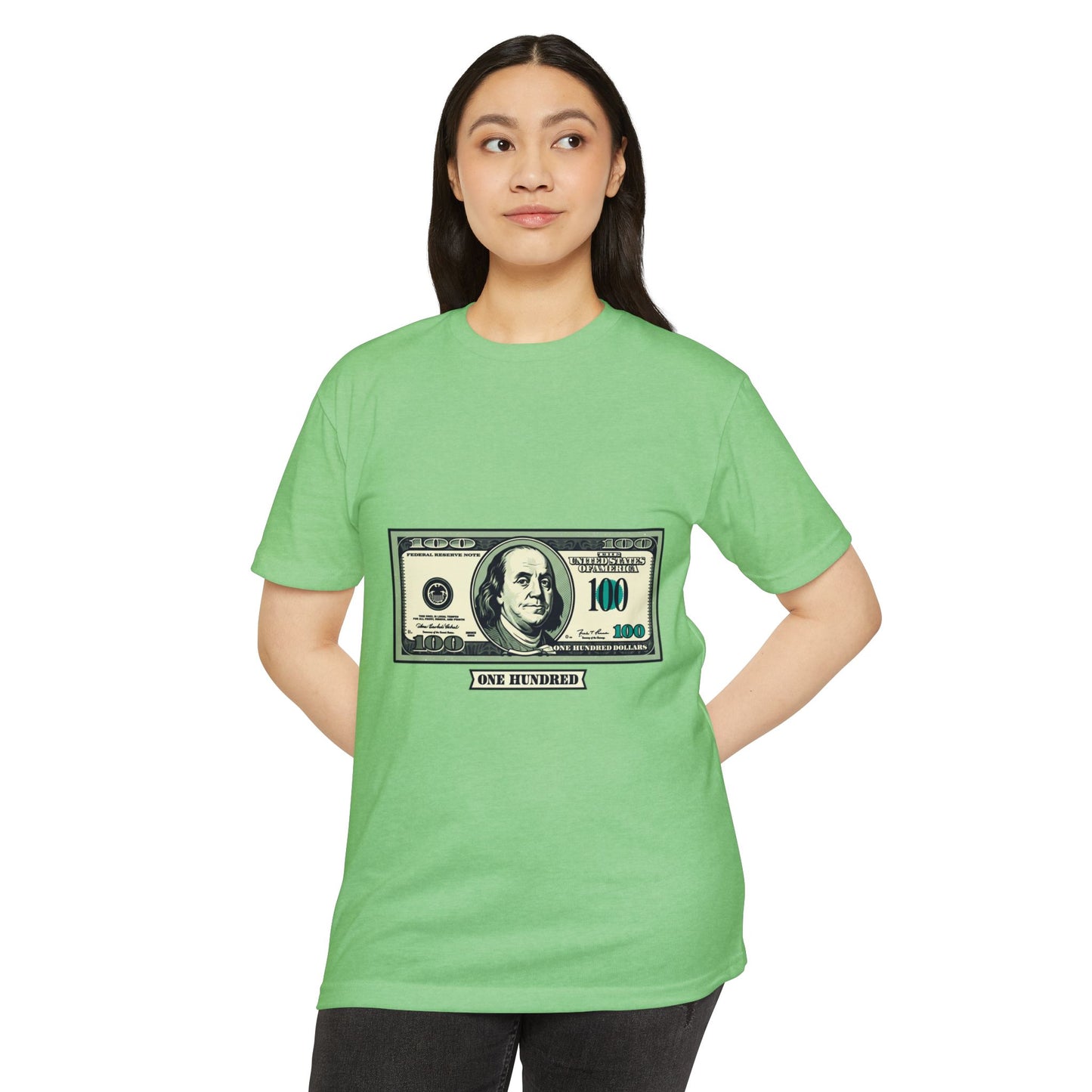 100 Dollar Bill Graphic T-Shirt — Money Print Tee