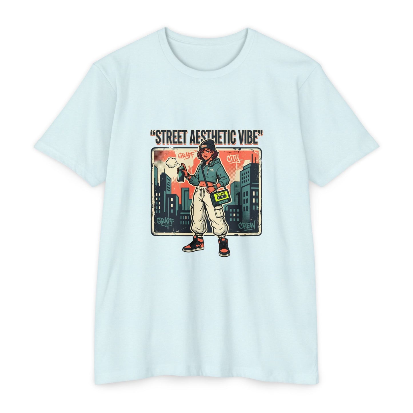 Street Aesthetic Vibe Graphic T-Shirt — Urban Skatewear Tee