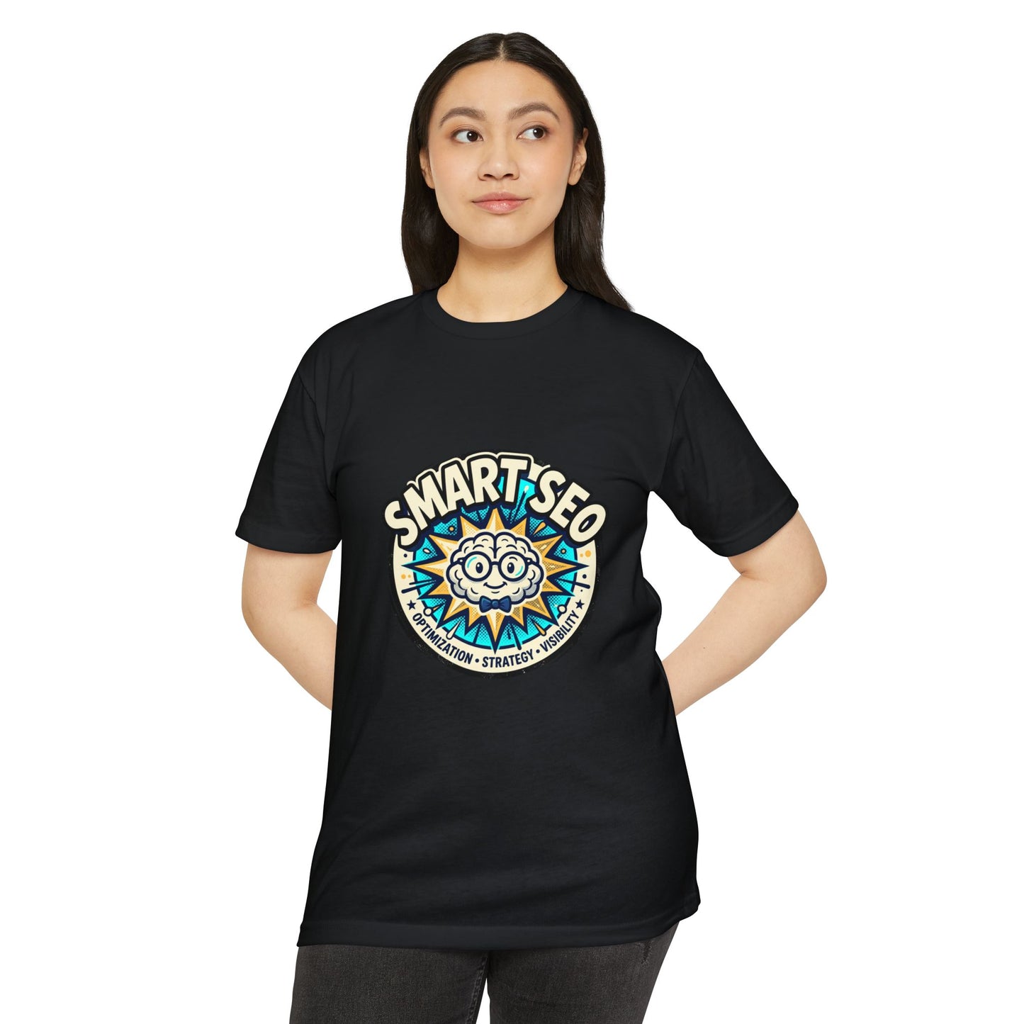 SEO T-Shirt — "Smart SEO" Graphic Tee for Marketers & Web Pros