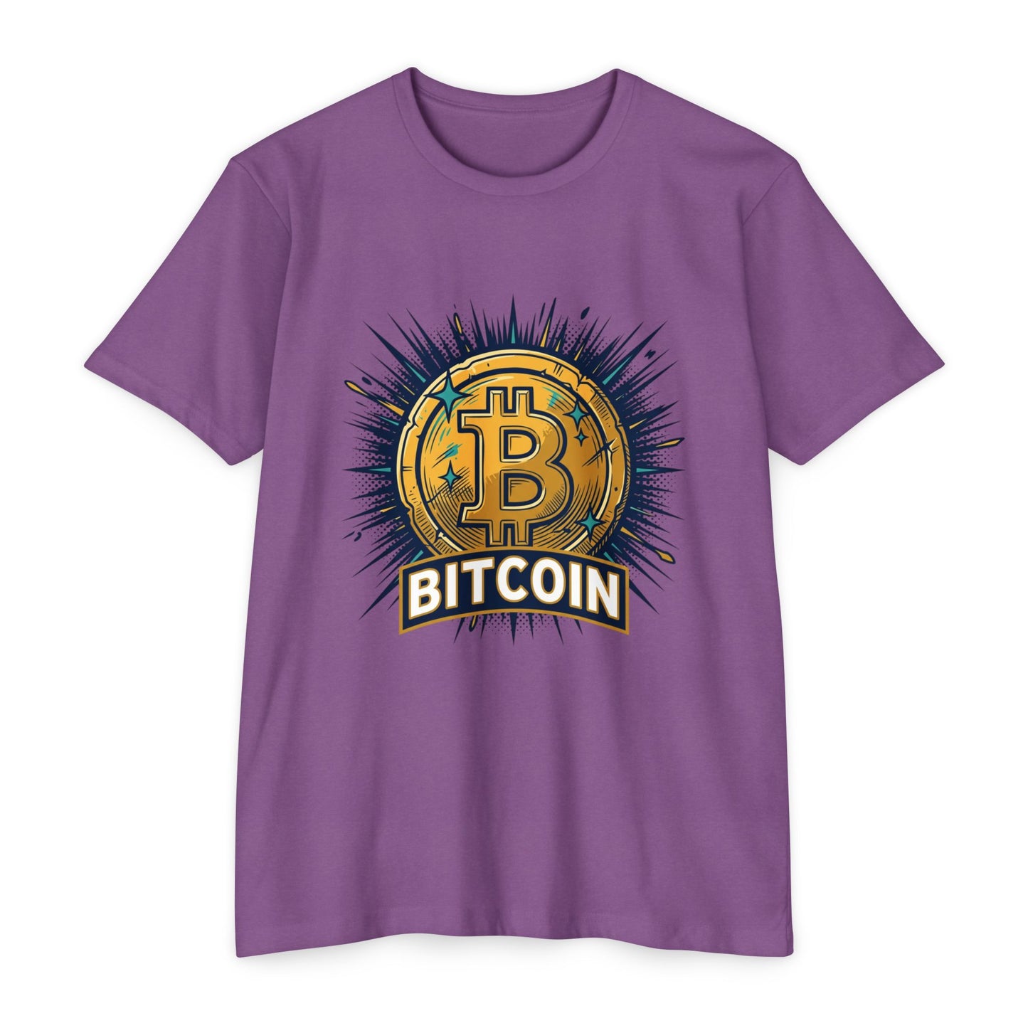 Camiseta gráfica de Bitcoin — Camiseta vintage de moneda criptográfica