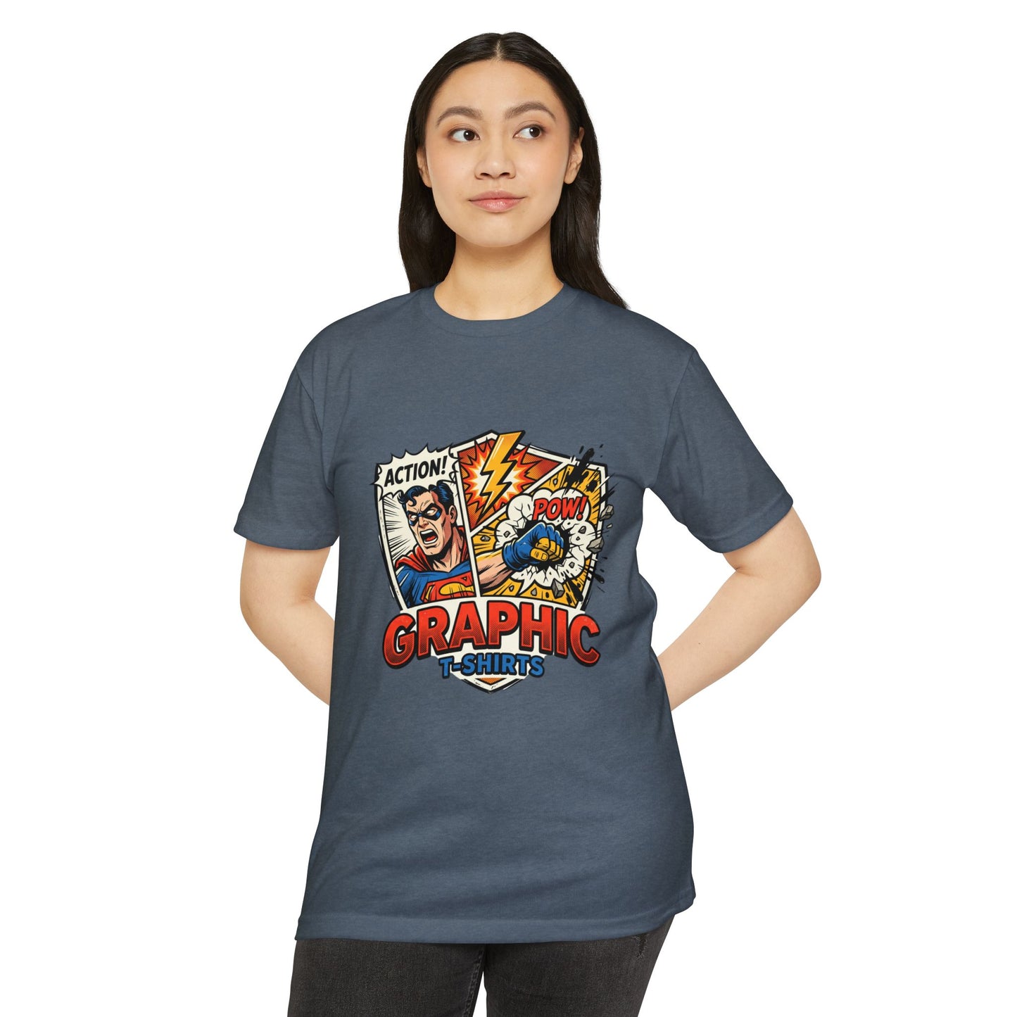 Action! POW Vintage Comic Pop Art T-Shirt