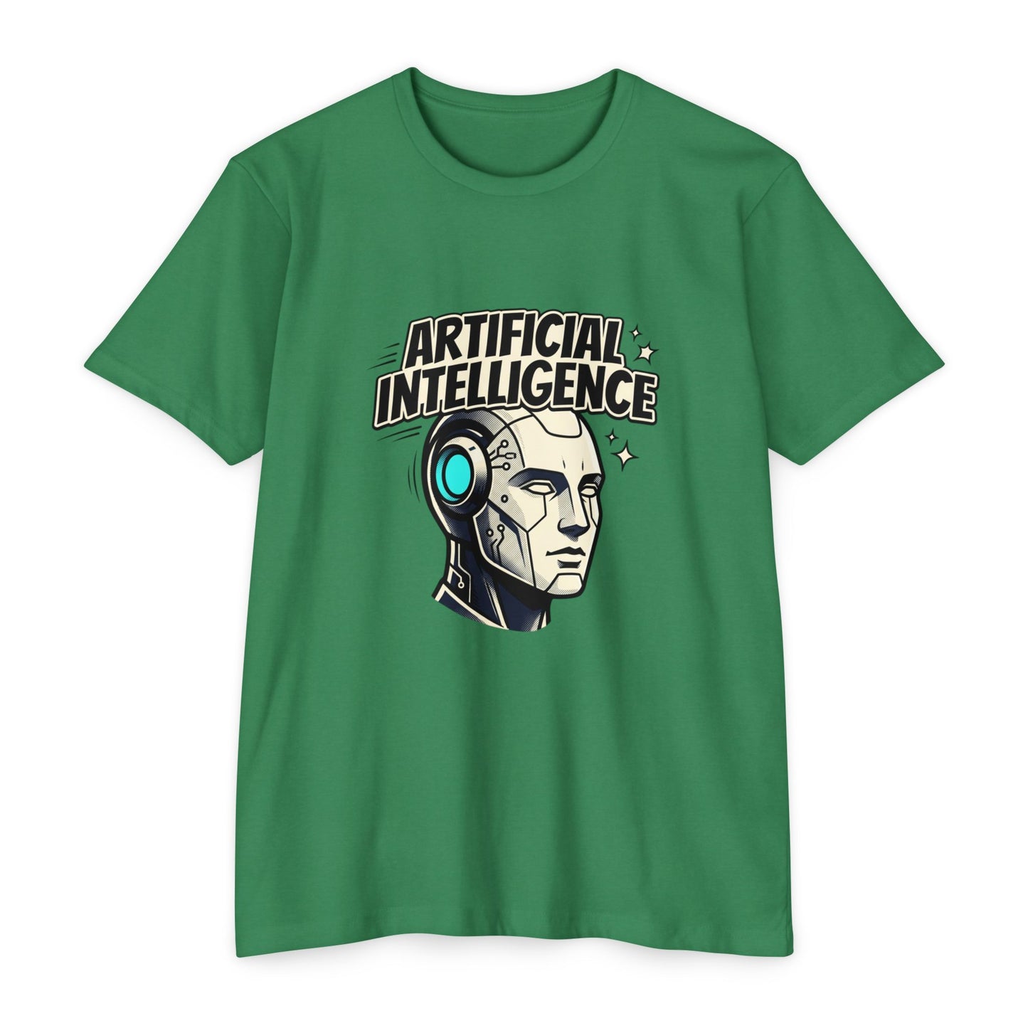Artificial Intelligence Robot Tee — AI Head Graphic T-Shirt