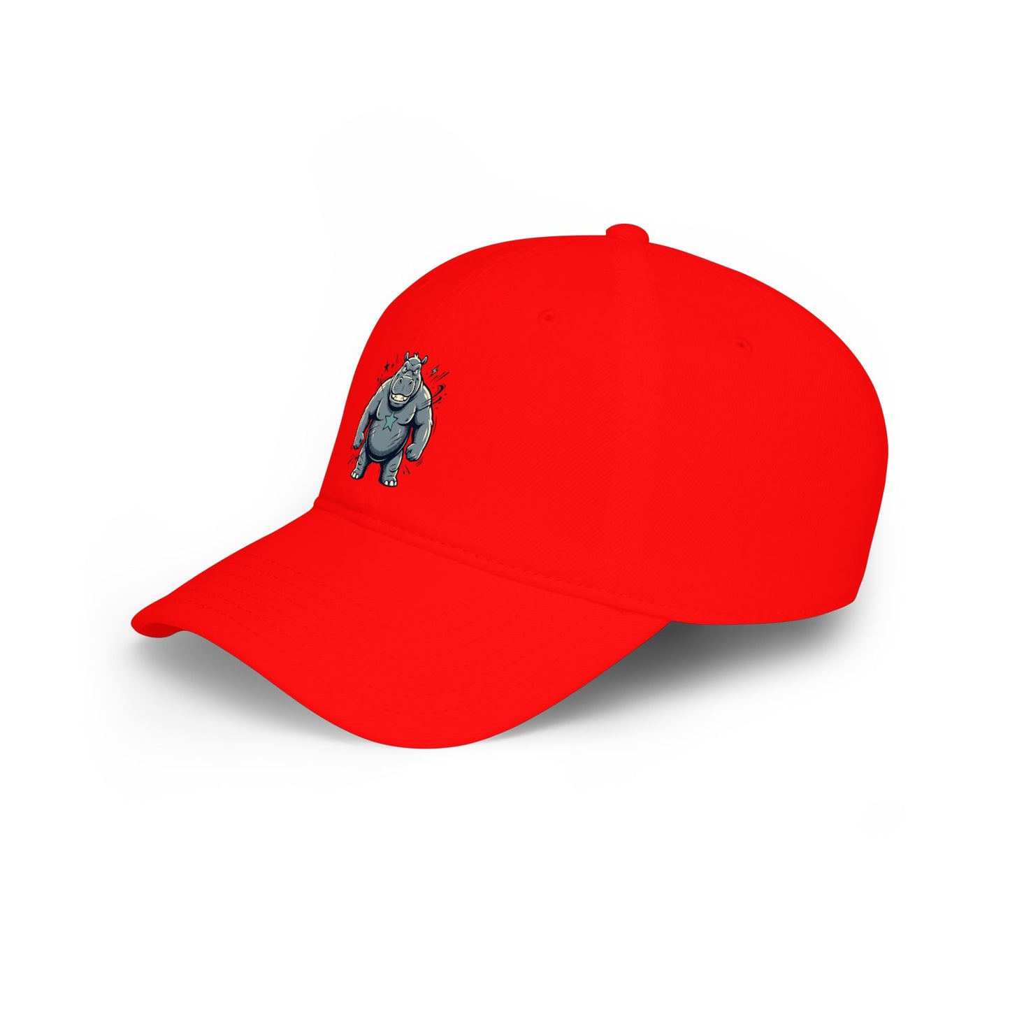 Cute Grumpy Monster Embroidered Baseball Cap