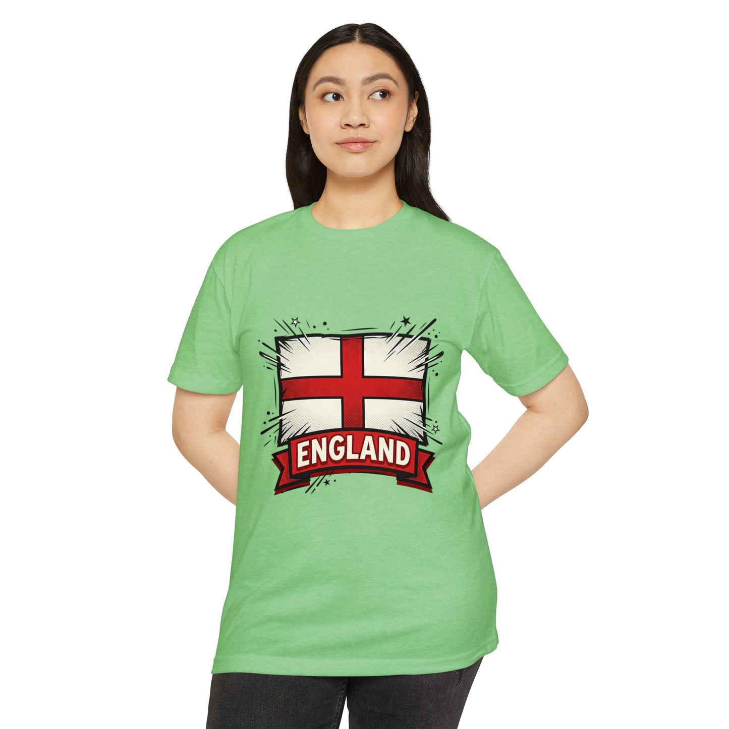 England St. George Cross T-Shirt — Flag Graphic Tee for Fans & Supporters