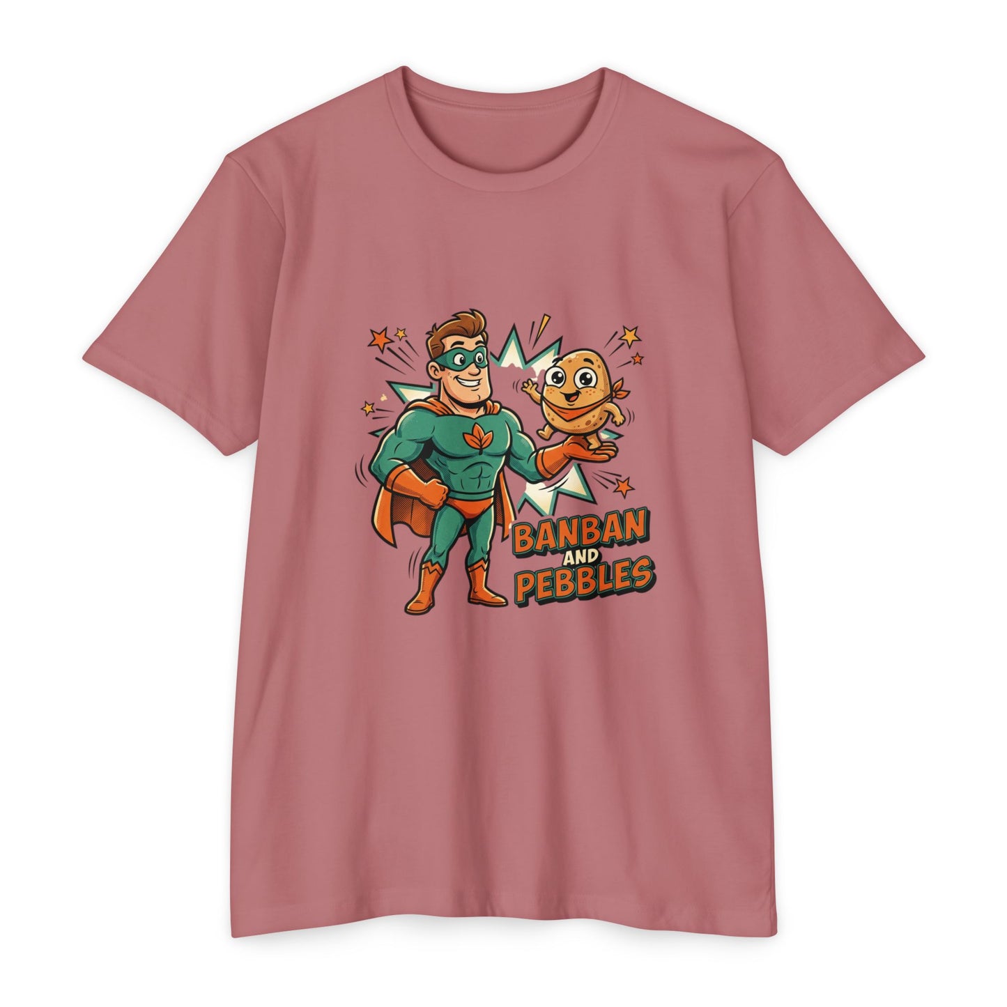 Banban and Pebbles Superhero Kids T-Shirt