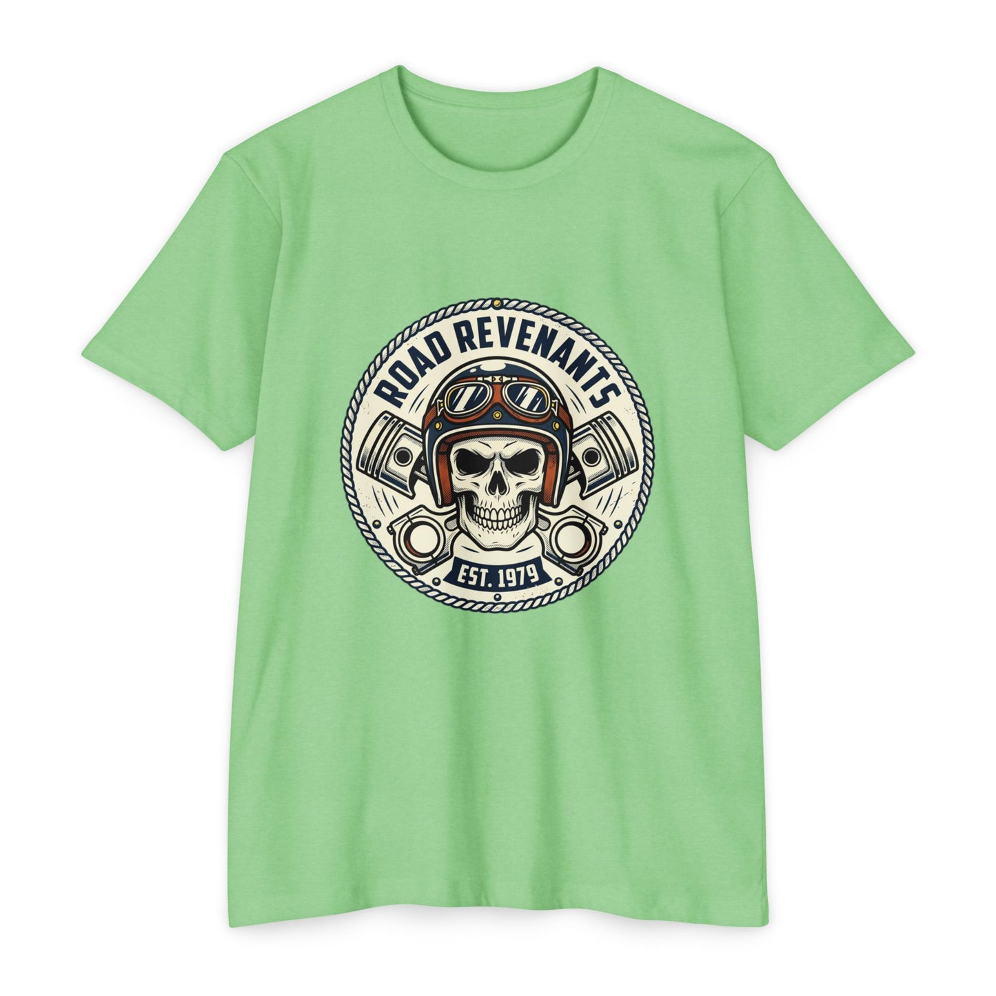 Road Revenants Skull Motorcycle T-Shirt