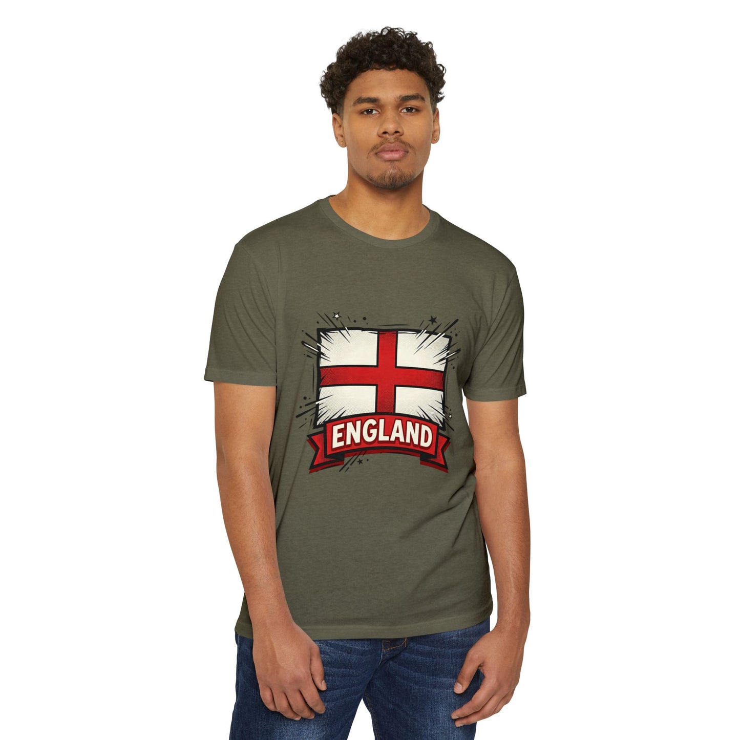 England St. George Cross T-Shirt — Flag Graphic Tee for Fans & Supporters