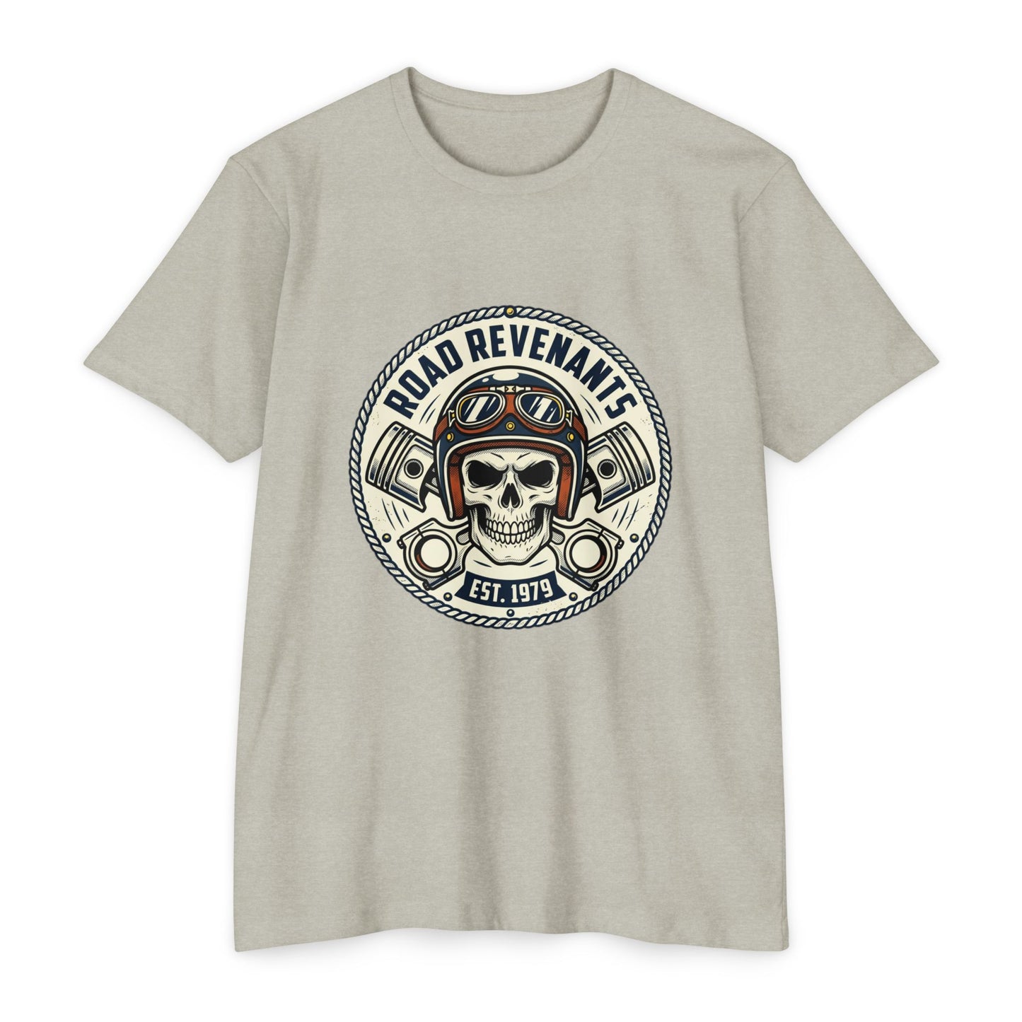 Road Revenants Skull Motorcycle T-Shirt