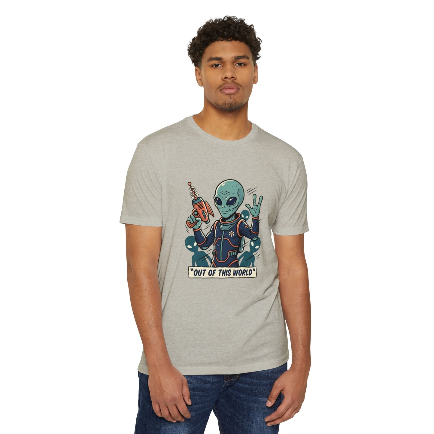 Alien Ray Gun T-Shirt — "Out of This World" Graphic Tee